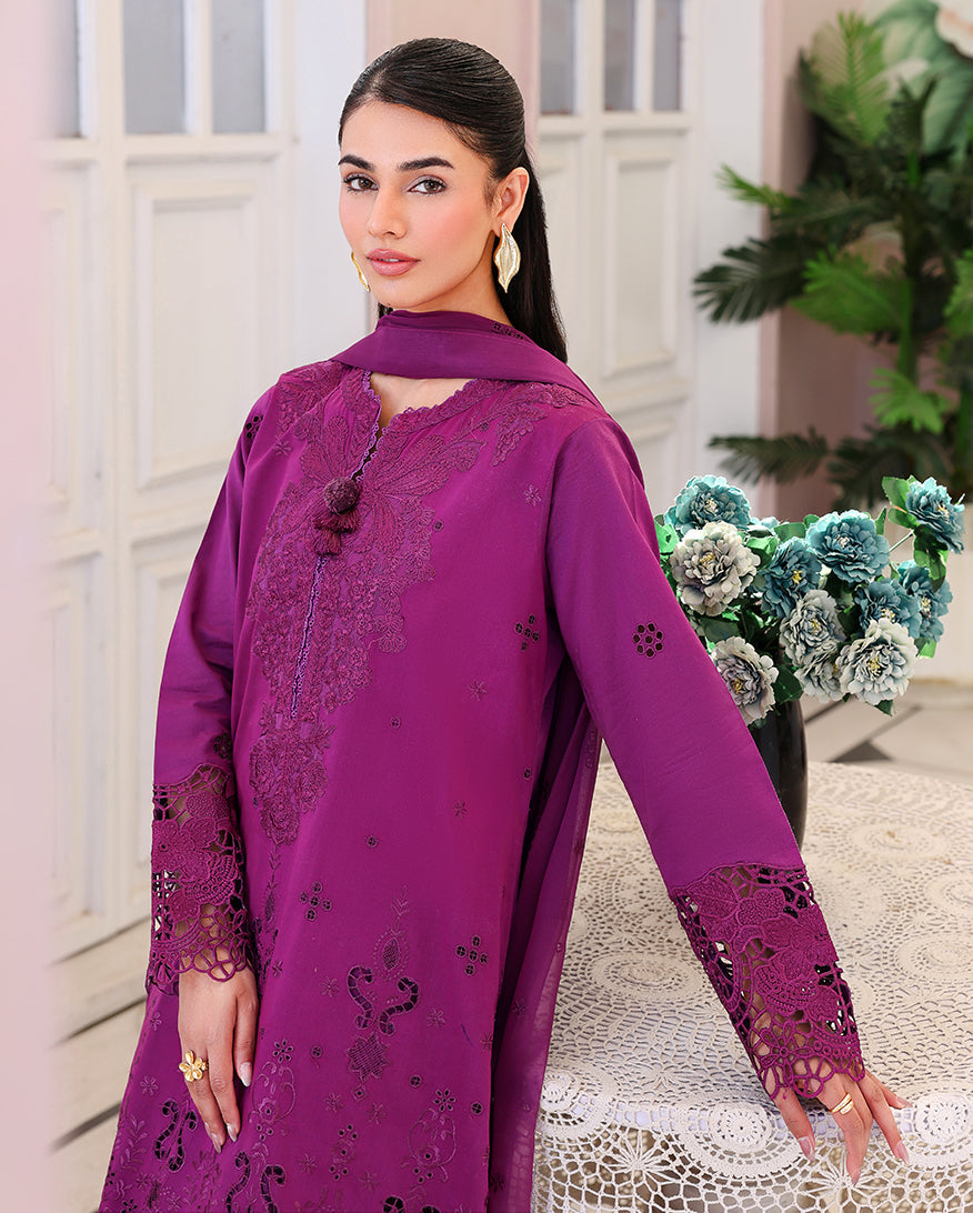 Roheenaz | Veil of Summer Chikankari | Elan Bloom