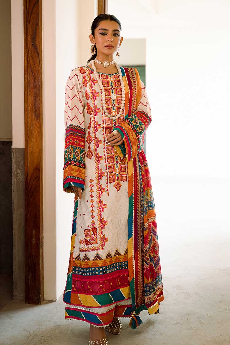 Ellena | Luxury Embroidered Collection | D08