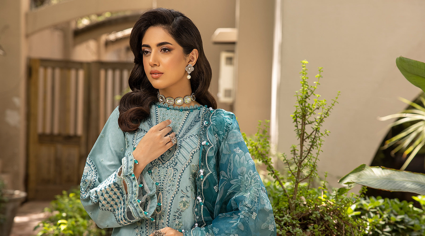 Ellena | Luxury Embroidered Collection | D25