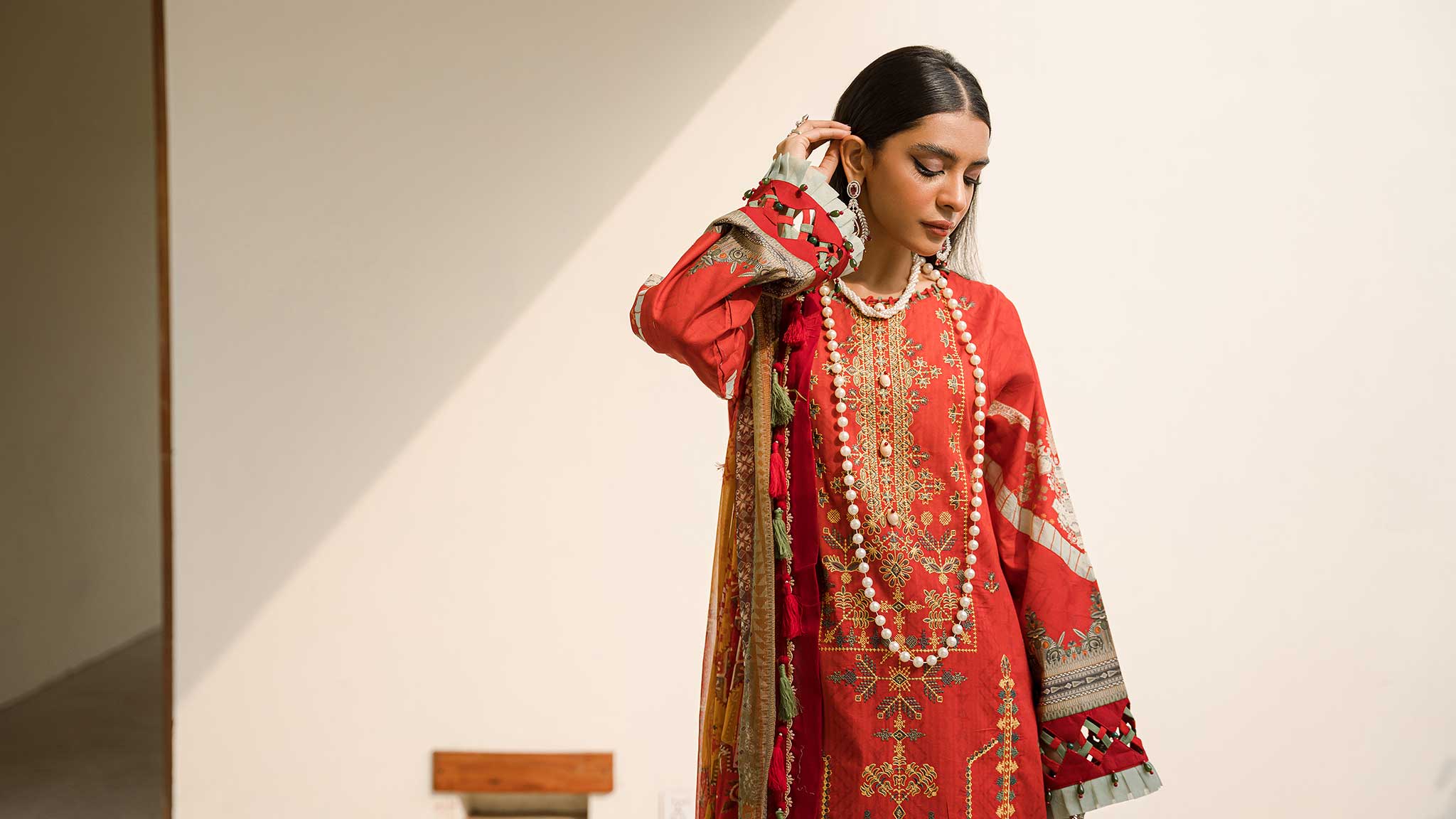 Ellena | Luxury Embroidered Collection | D18