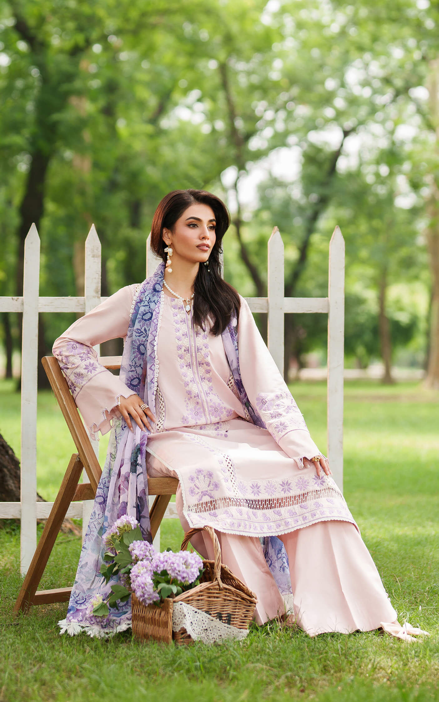 Asifa and Nabeel | Eden Cambric 25 | Elysian Petals ECU25-08