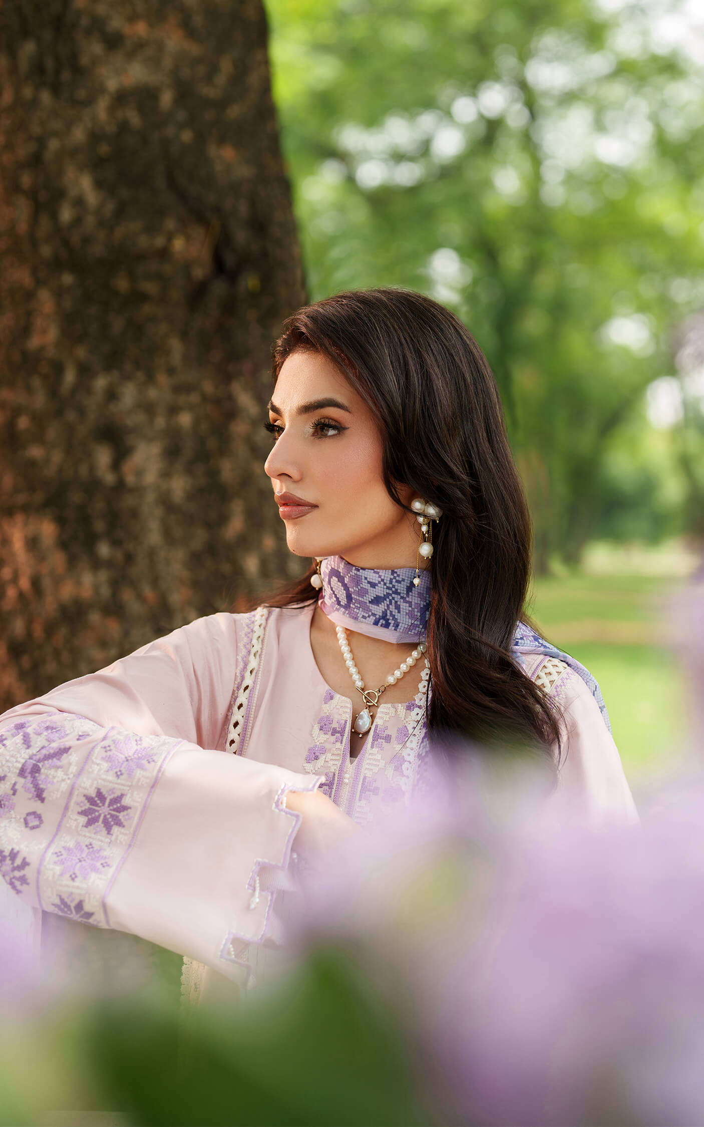 Asifa and Nabeel | Eden Cambric 25 | Elysian Petals ECU25-08