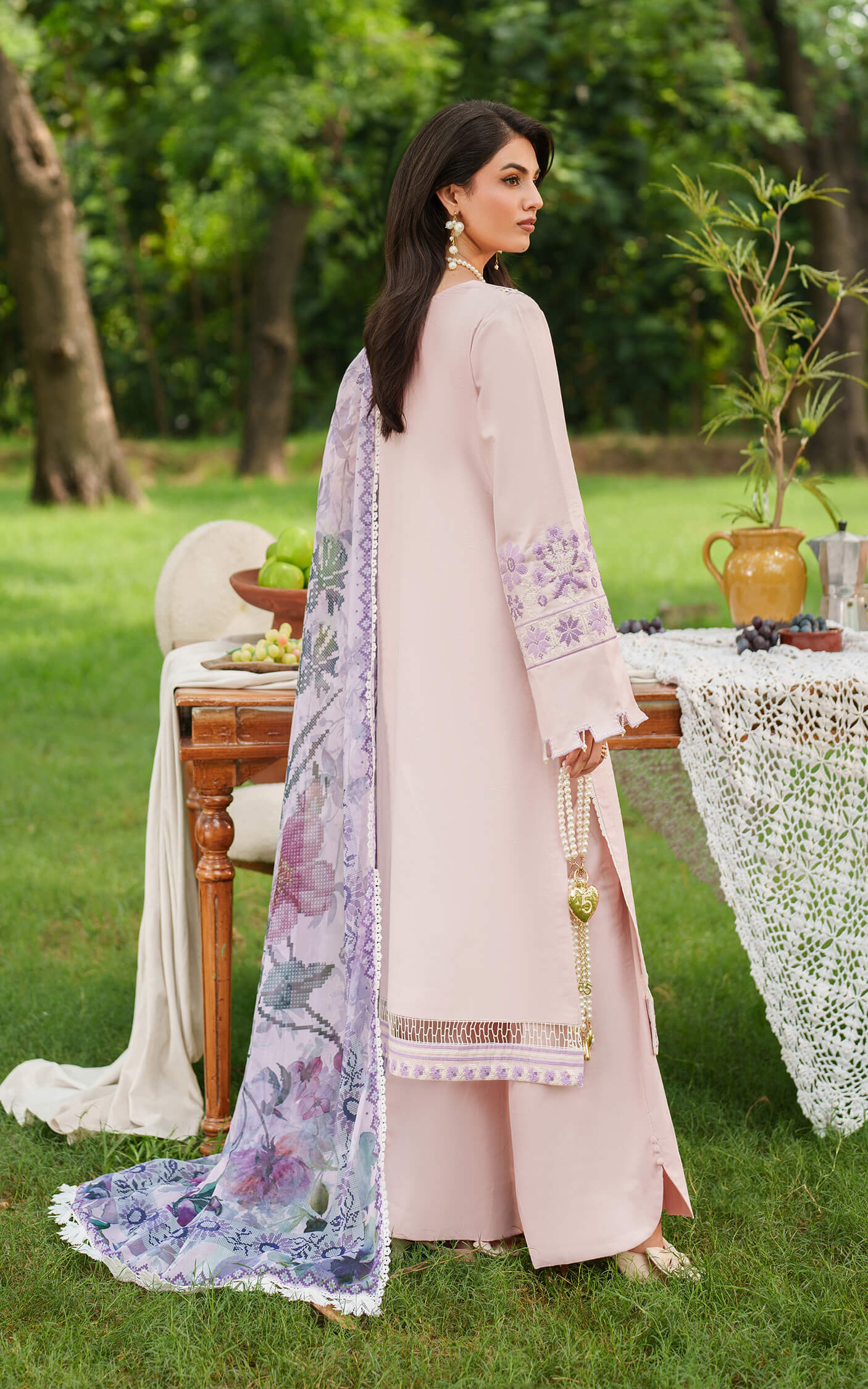 Asifa and Nabeel | Eden Cambric 25 | Elysian Petals ECU25-08