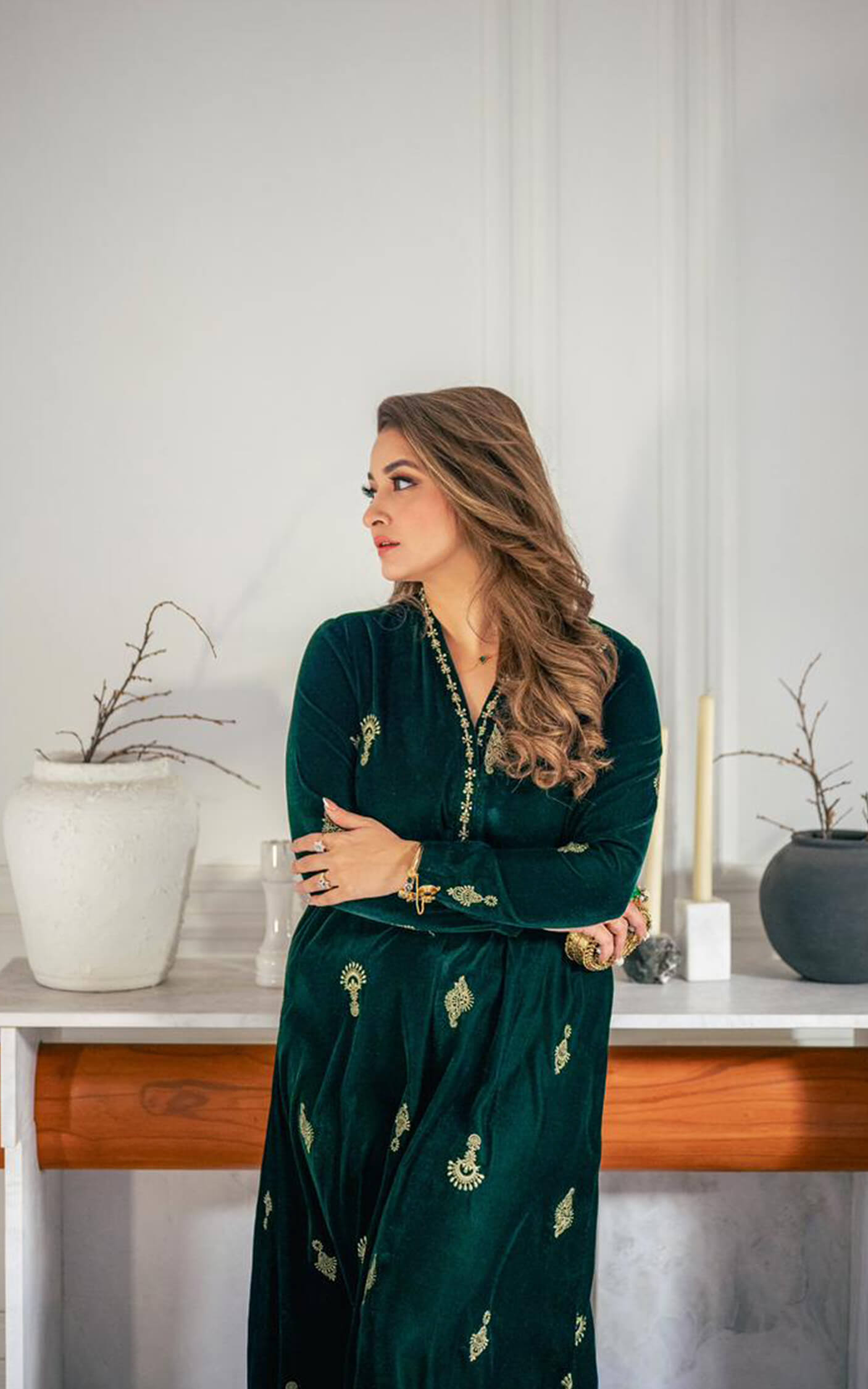 Asifa and Nabeel | Zephyr Formals | Emerald Royale Kaftan