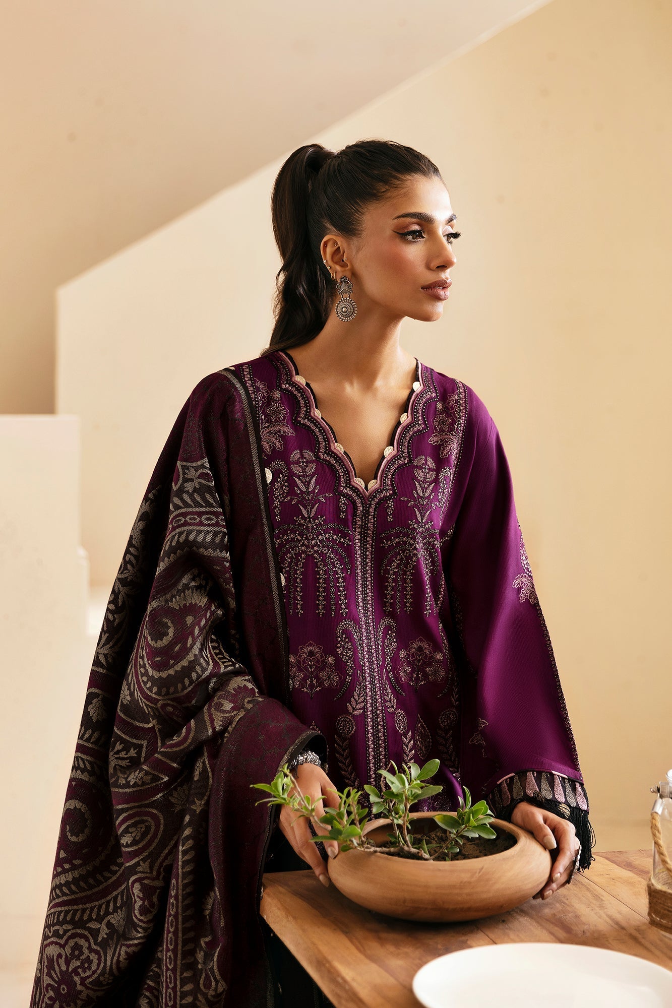 Ethnic | Rozana Winter Collection | ET-12