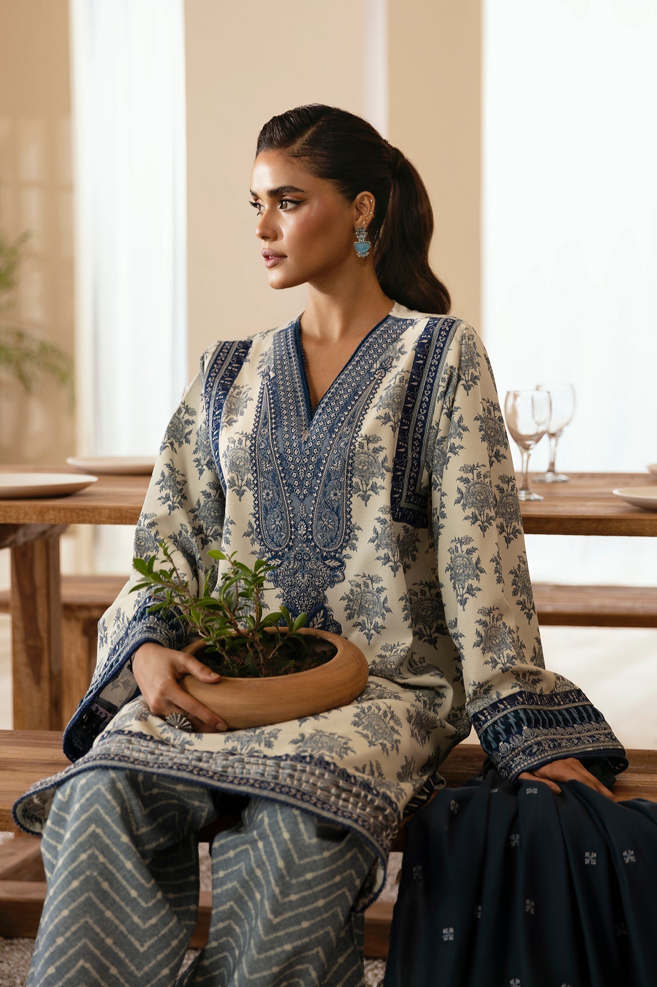 Ethnic | Rozana Winter Collection | ET-08
