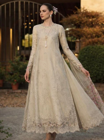 Saadia Asad | Luxury Eid Schiffli Laserkari 26 | D2 - B - Aloura