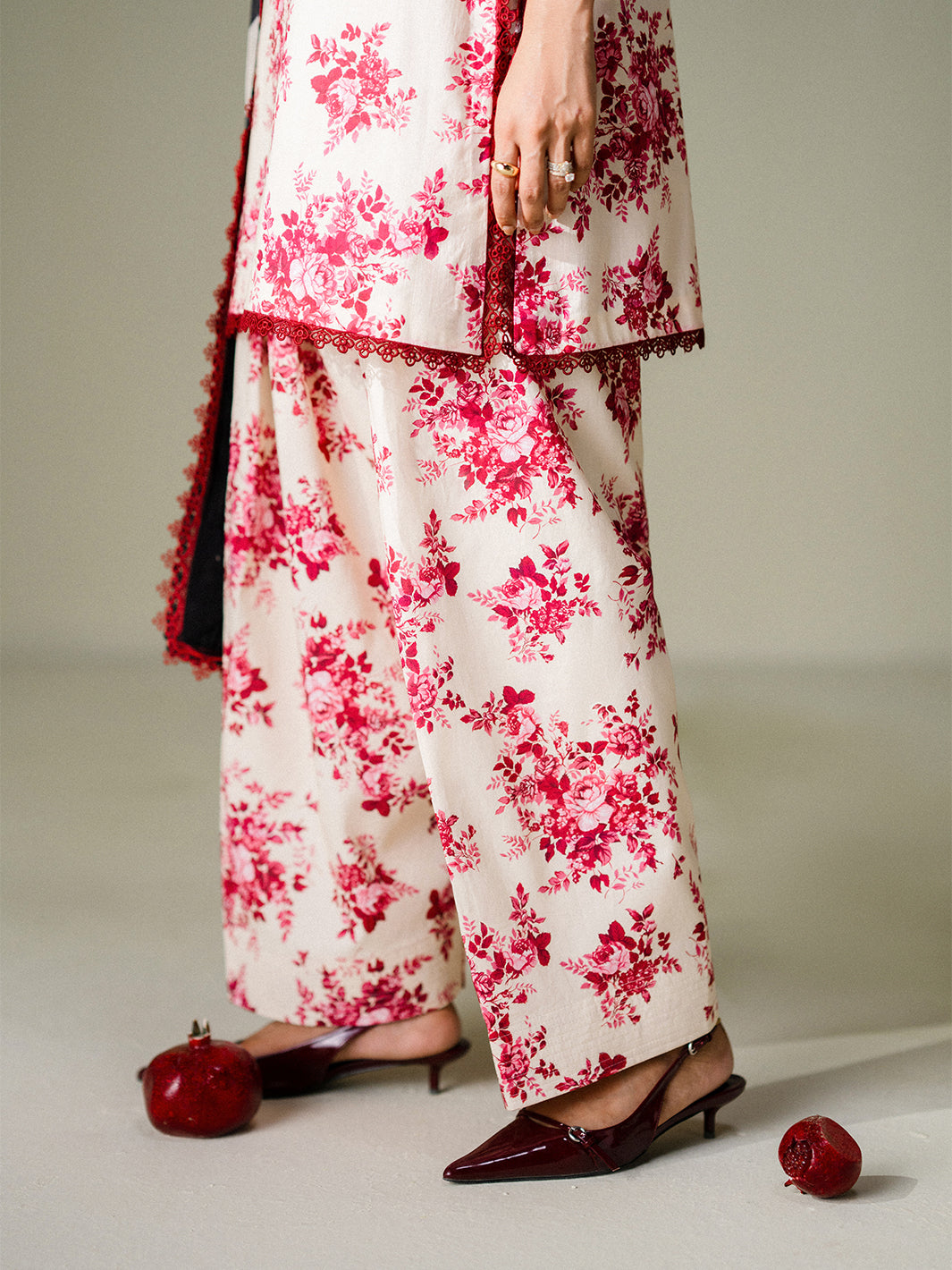 Faiza Faisal | FNF Printed Lawn | ROSE REVERIE