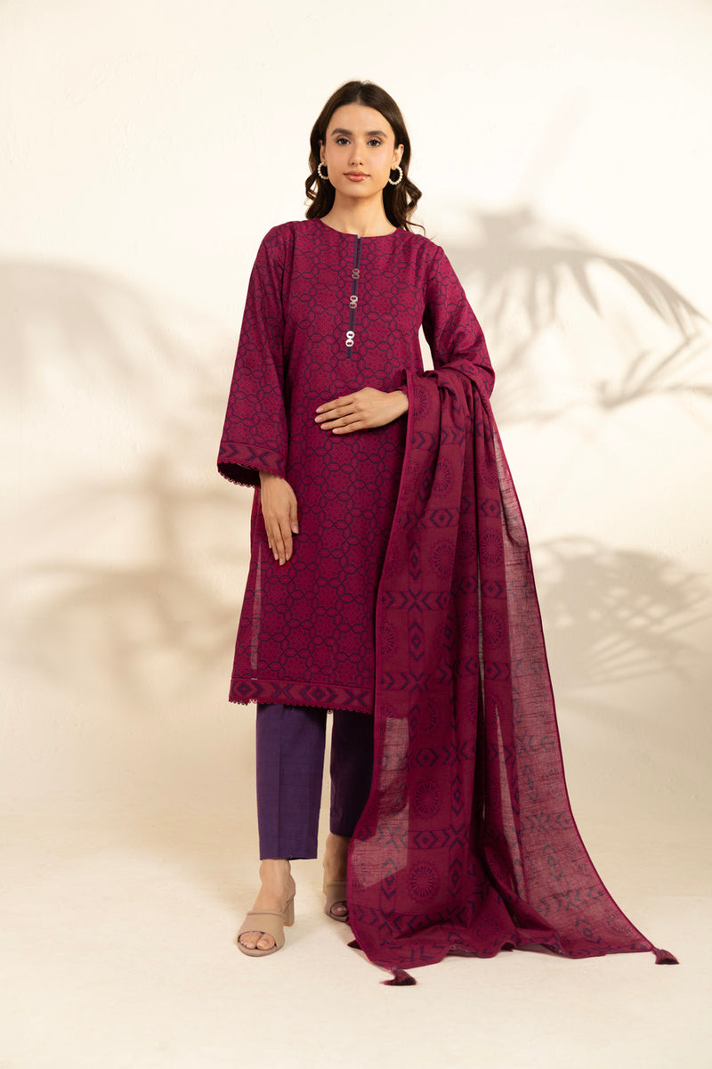 Al Karam | Winter 25 | FW-106.1-25-1-Pink