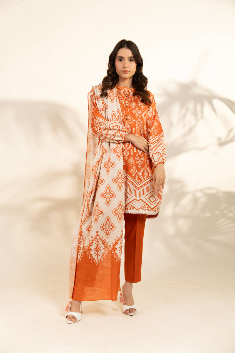 Al Karam | Winter 25 | FW-108-25-1-Orange