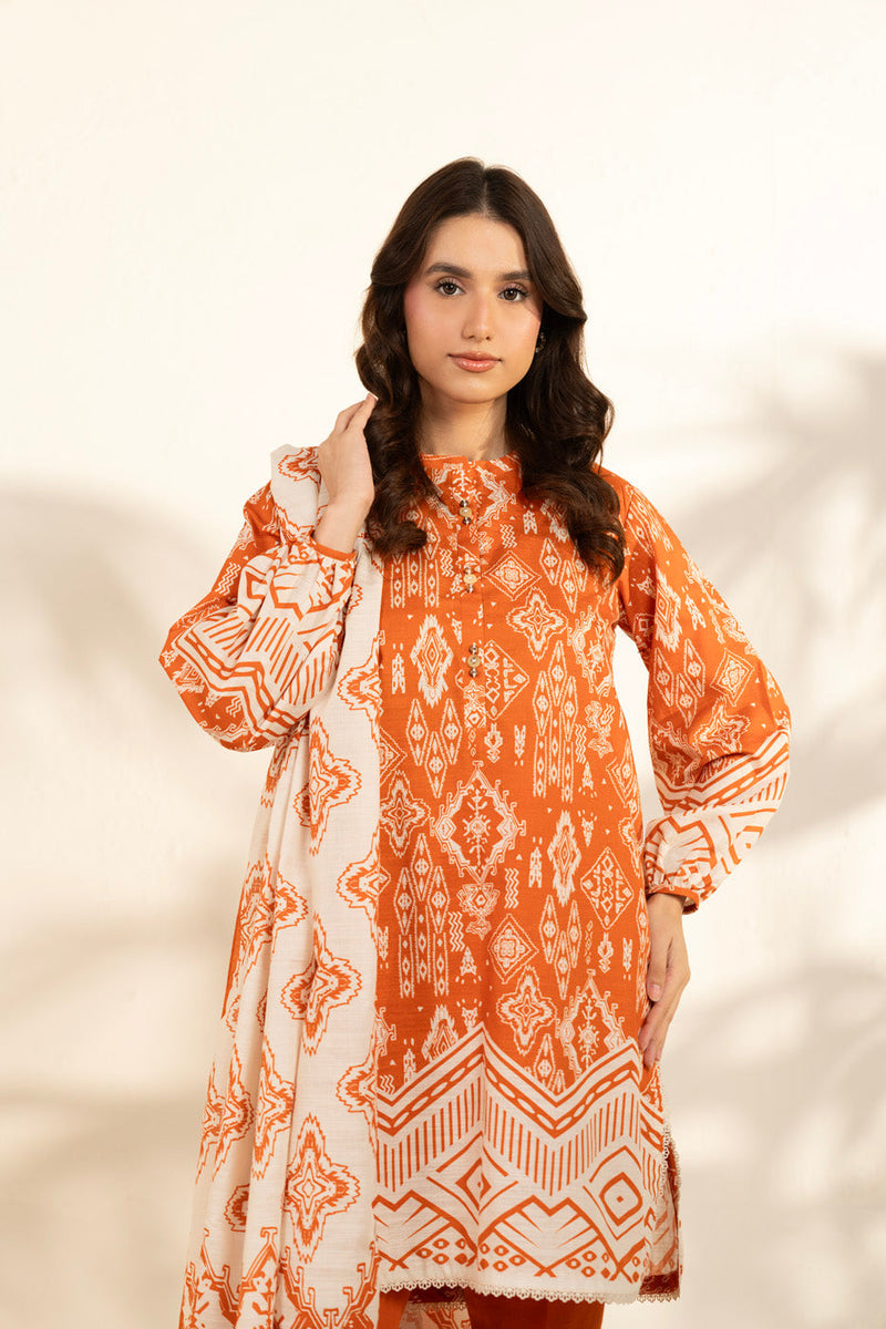 Al Karam | Winter 25 | FW-108-25-1-Orange