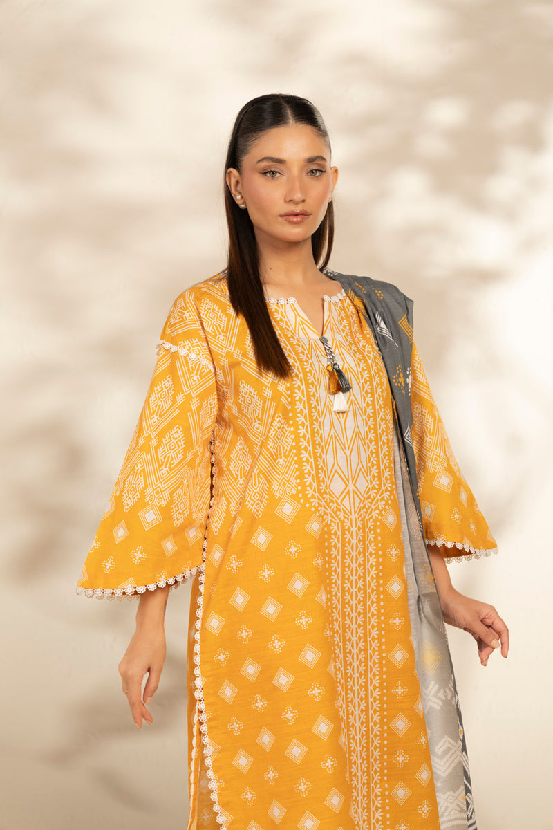 Al Karam | Winter 25 | FW-111-25-1-Yellow
