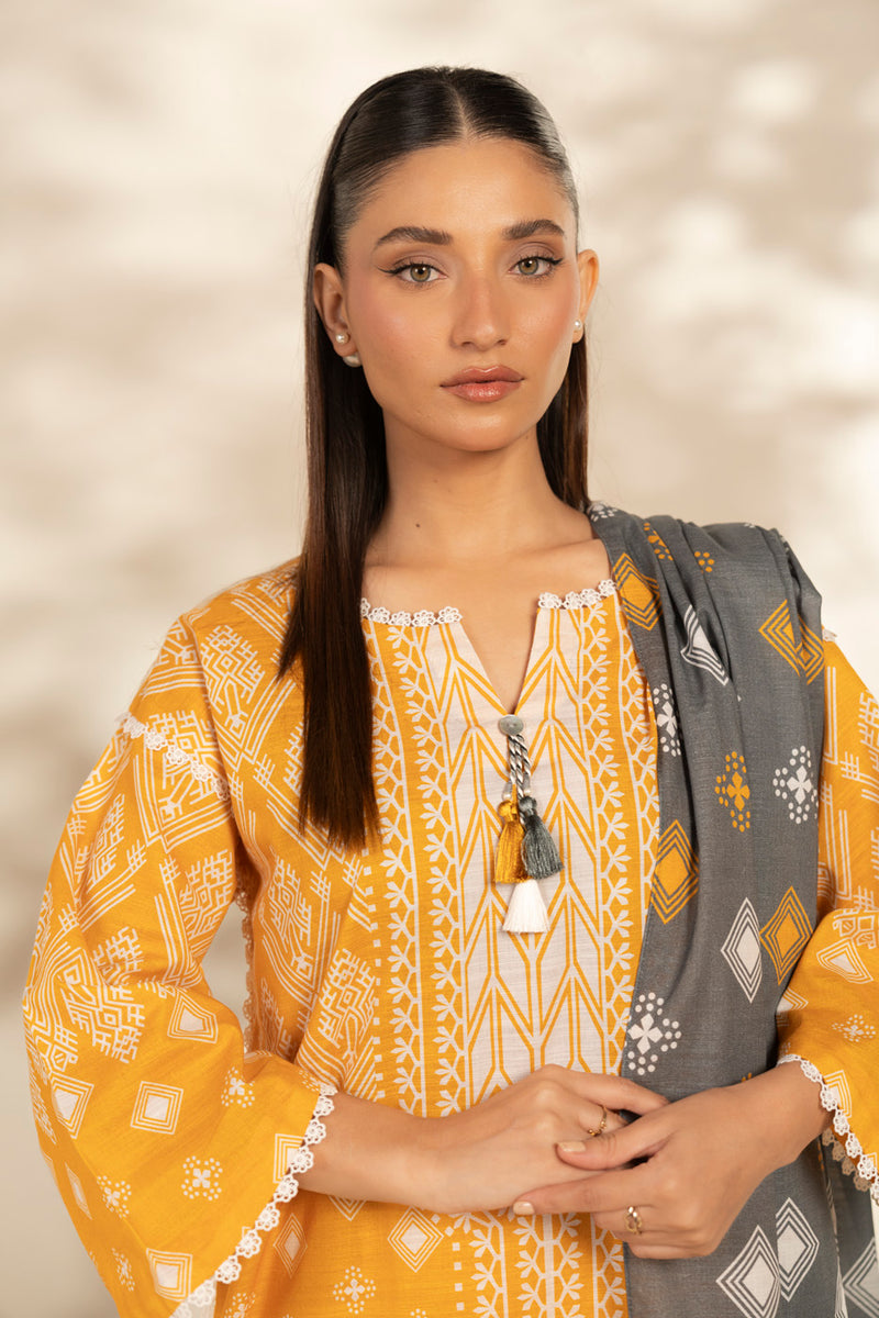 Al Karam | Winter 25 | FW-111-25-1-Yellow