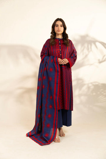 Al Karam | Winter 25 | FW-115-25-1-Maroon