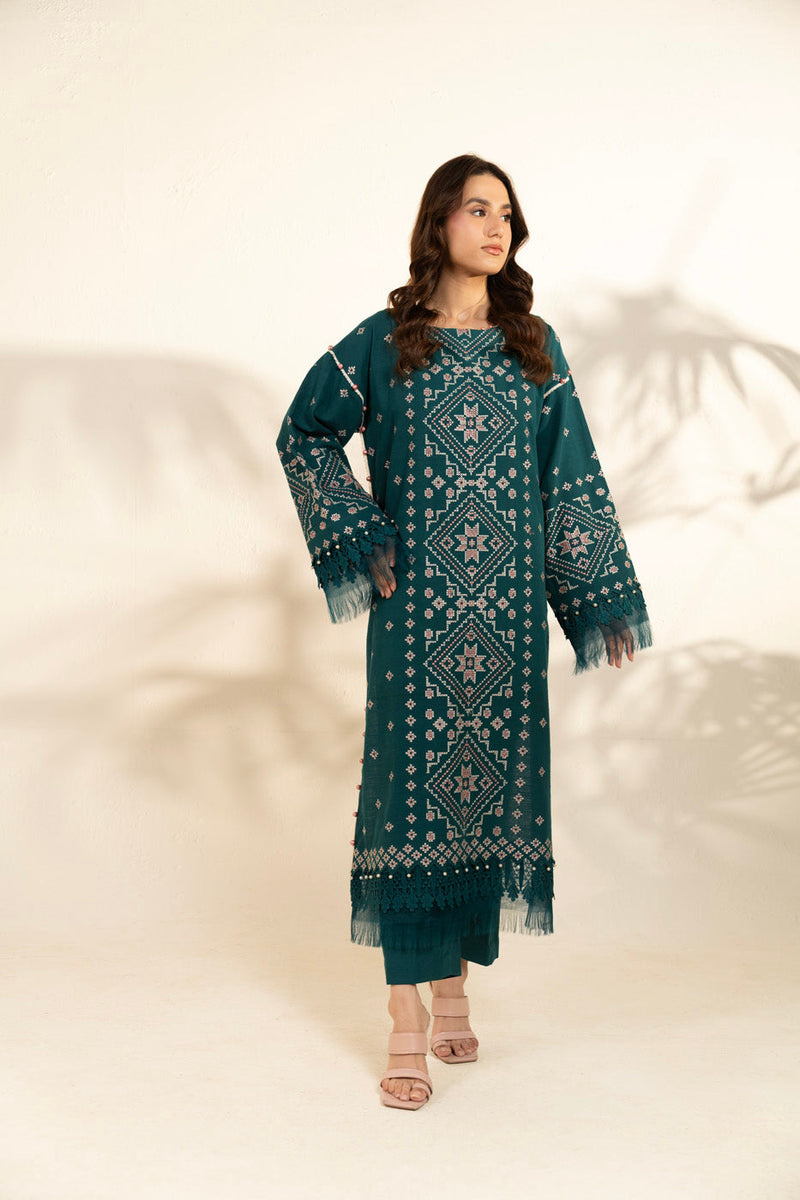 Al Karam | Winter 25 | FW-142-25-1-Teal