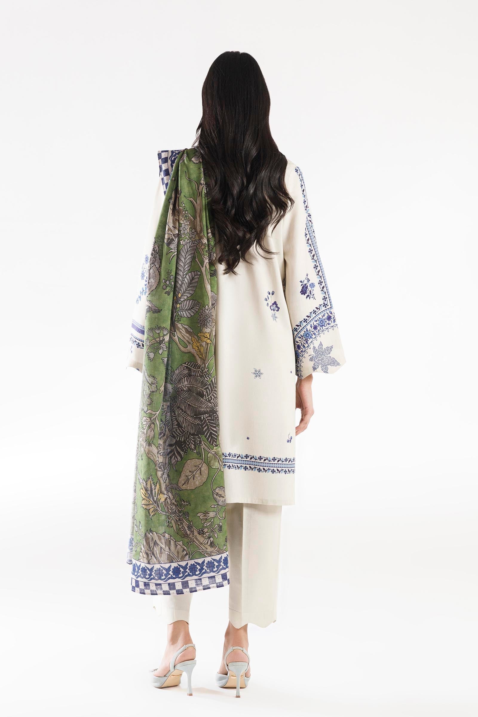 Sana Safinaz | Luxury Pret | Muzlin Linen Suit FW25MUZ020BP3