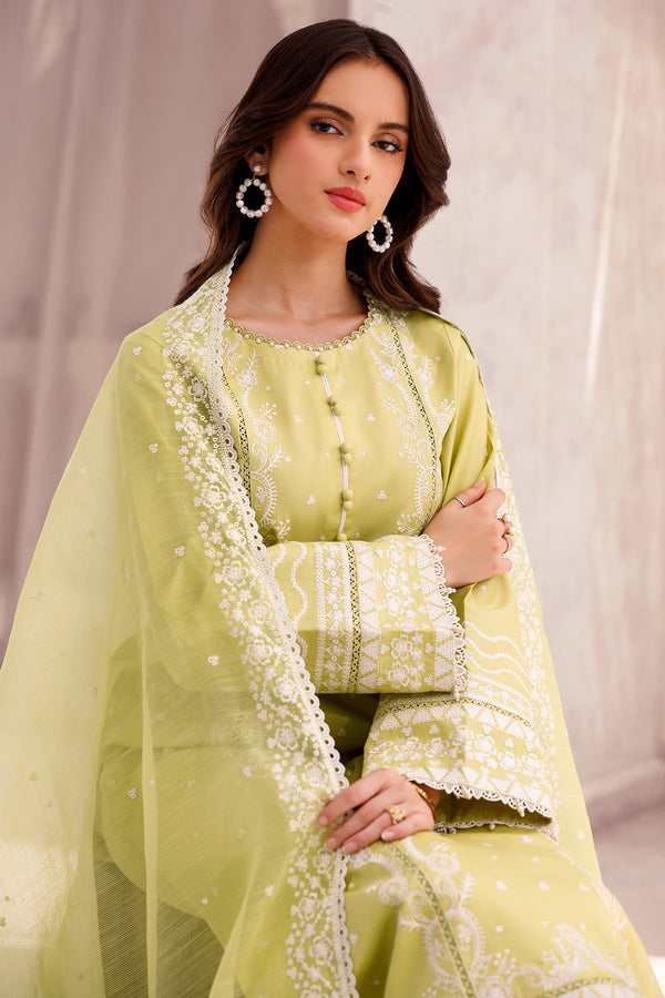 Farasha | Bahaar Embroidered Lawn | Ember Glow
