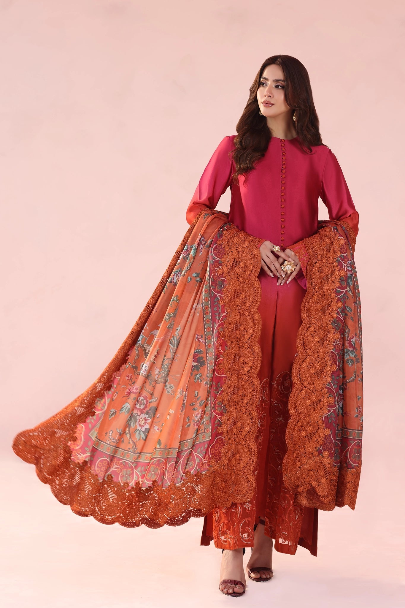 Musferah Saad | Eterna Formals | Fiery Bloom