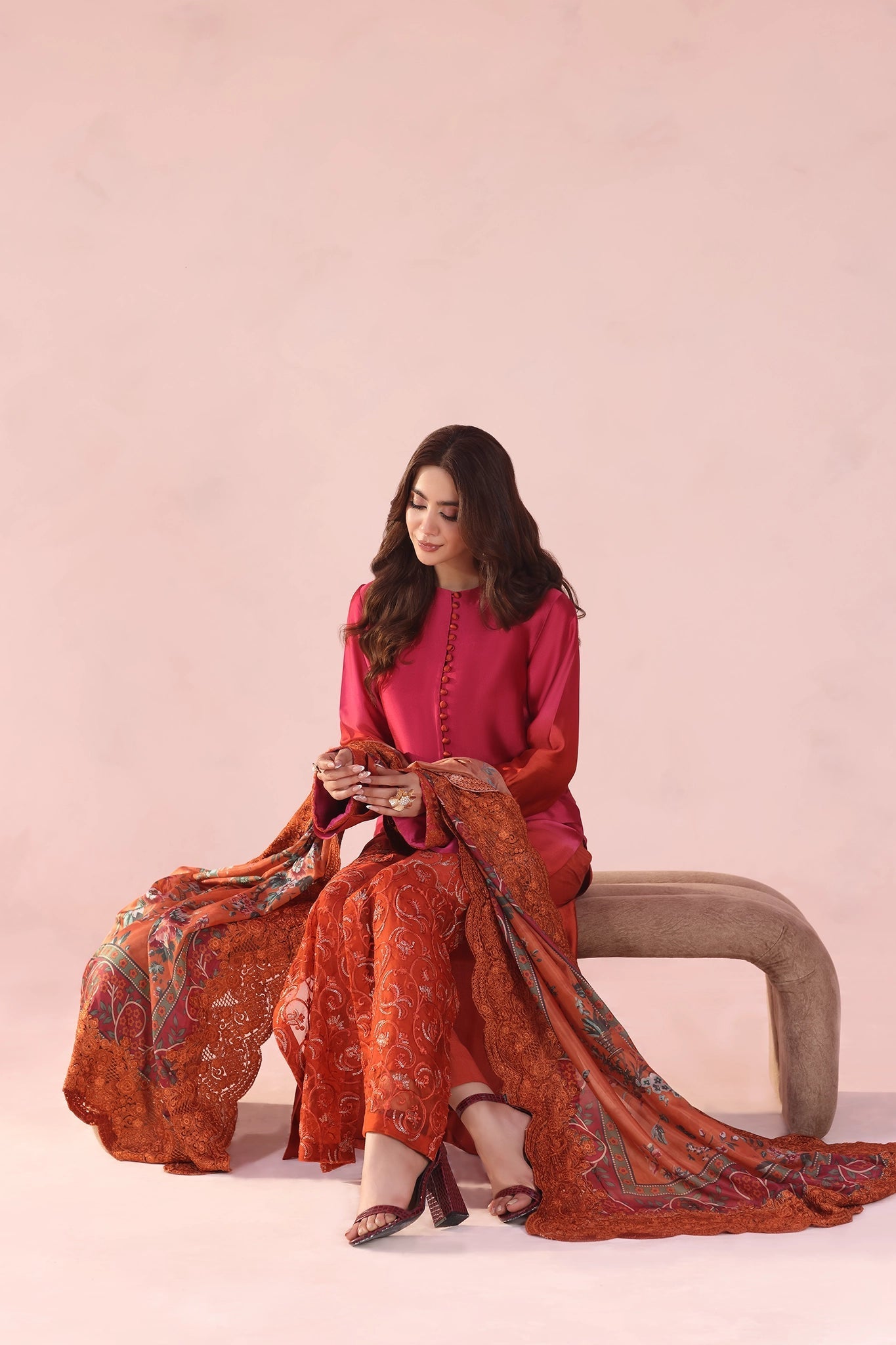 Musferah Saad | Eterna Formals | Fiery Bloom