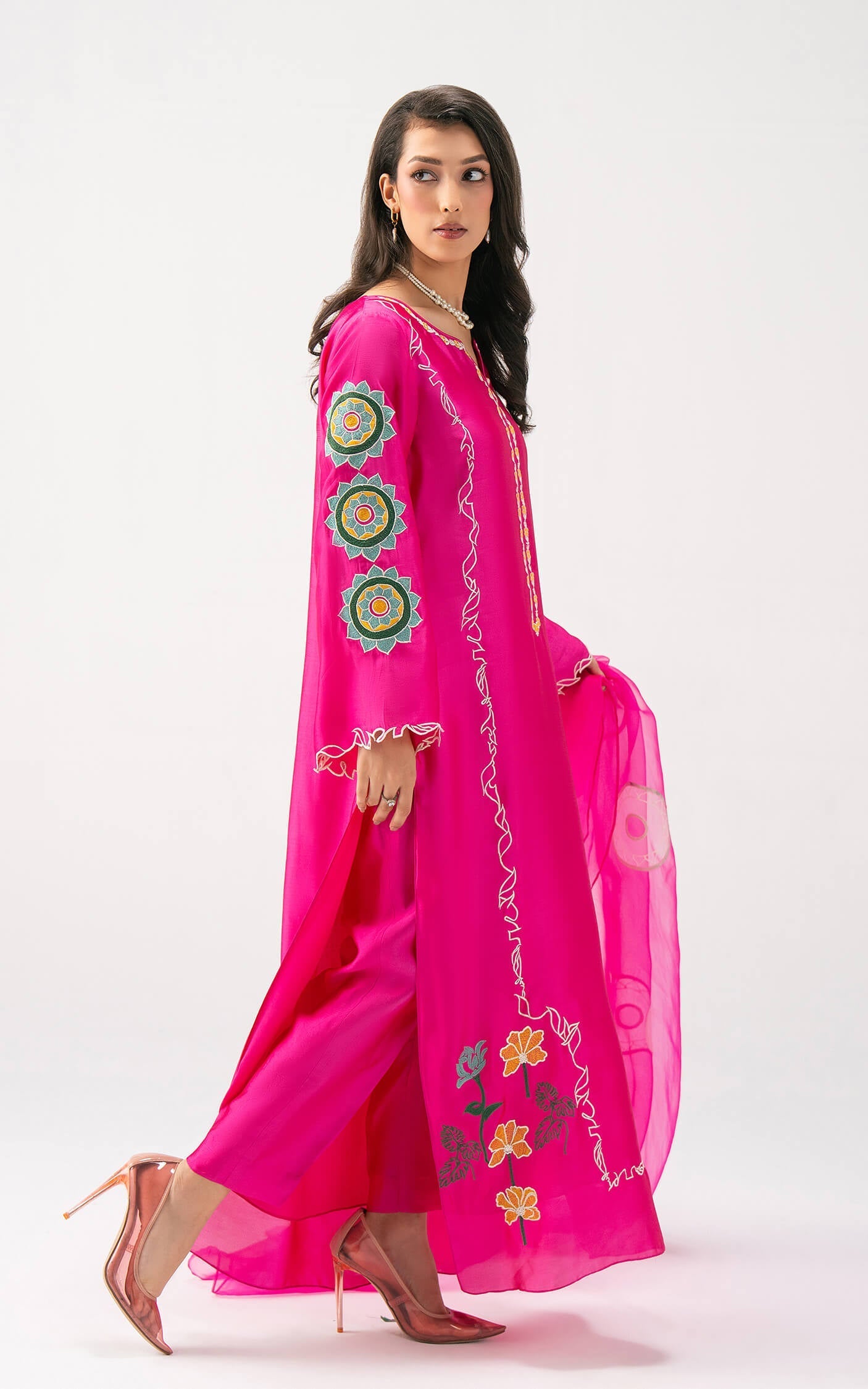 Asifa and Nabeel | Celevara Luxe | Fuchsia Flame