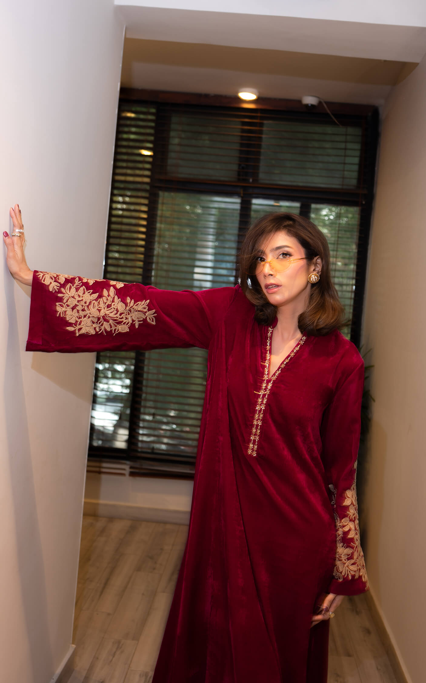 Asifa and Nabeel | Zephyr Formals | Fuchsia Royalty Kaftan