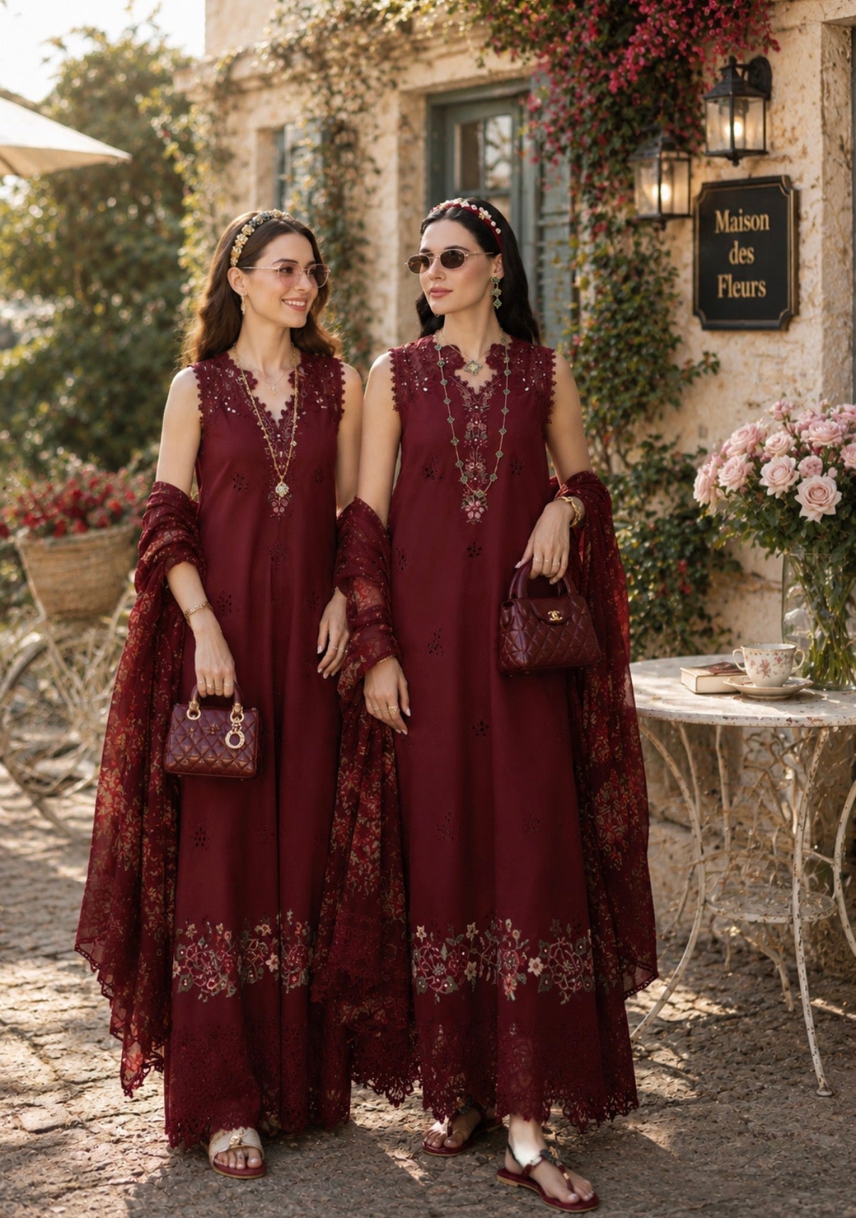Noor by Saadia Asad | Noor Eid Printskhas 26 | D14 – Ruby Royale