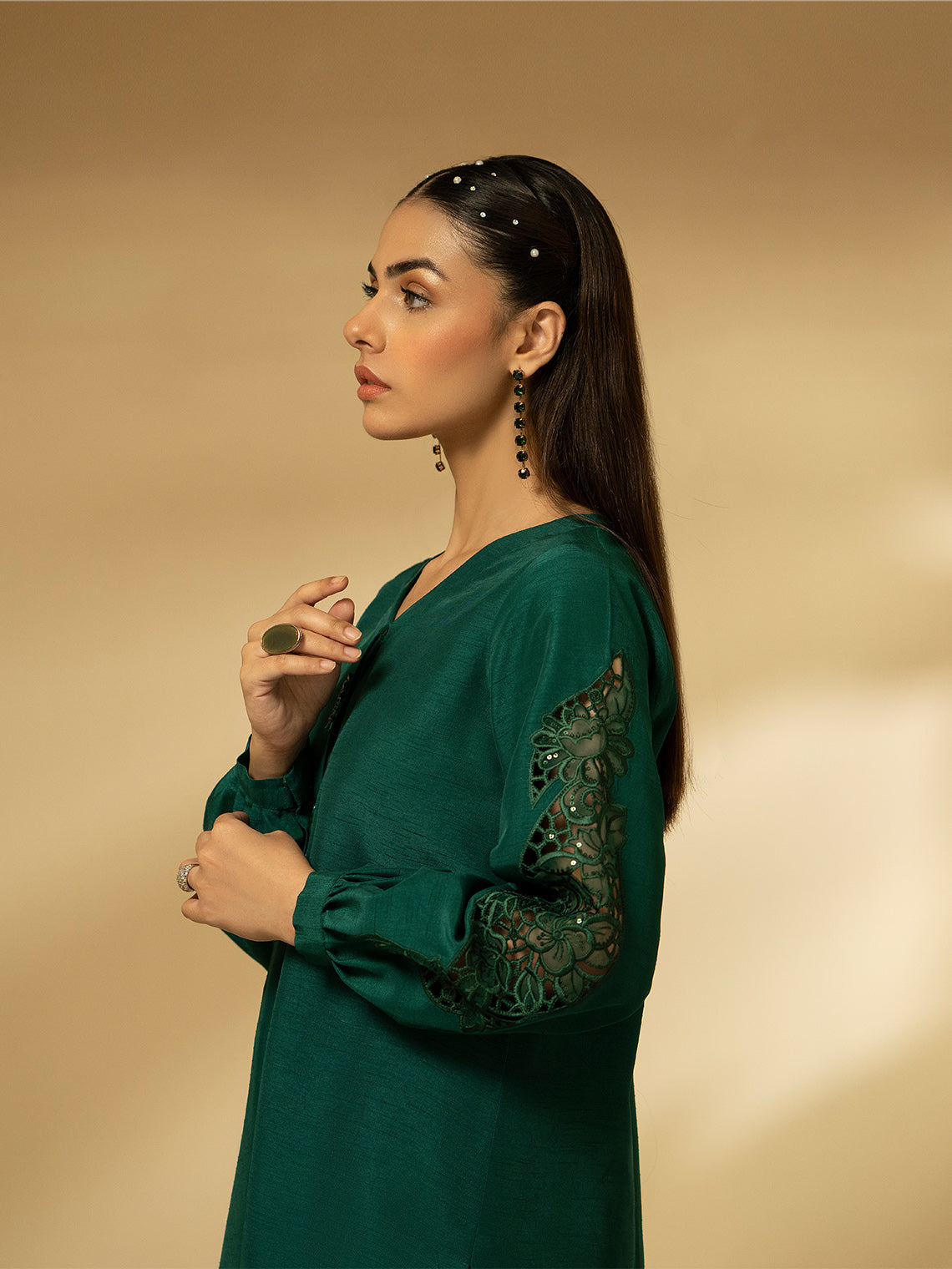 Fozia Khalid | Eid Edit 24 | Emerald Symphony