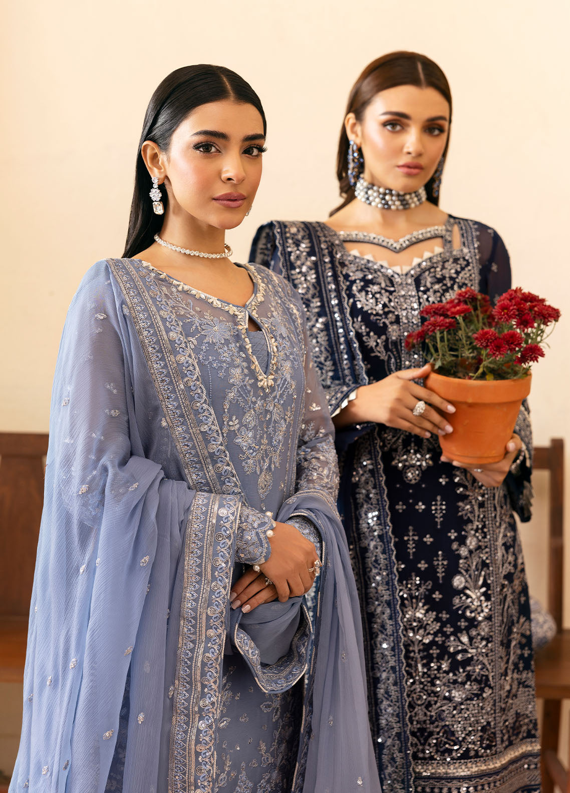 Gulaal | Reverie Embroidered Chiffon | MEHER