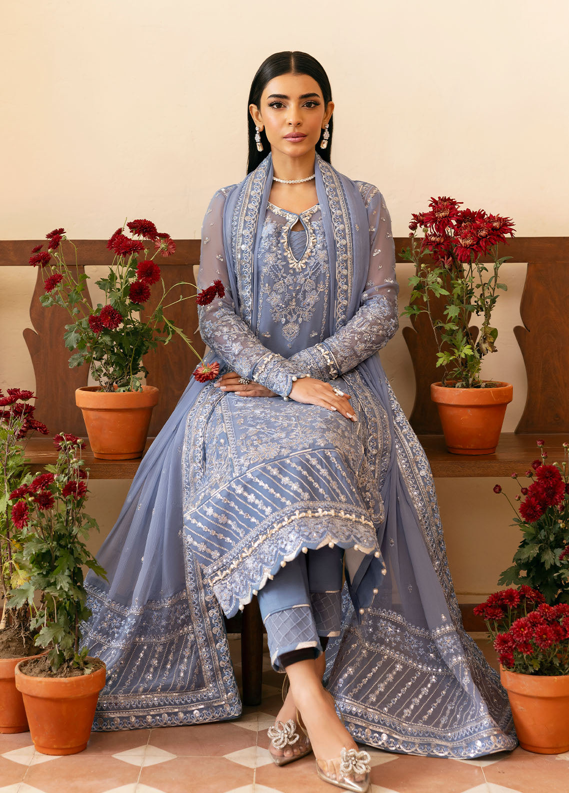 Gulaal | Reverie Embroidered Chiffon | MEHER
