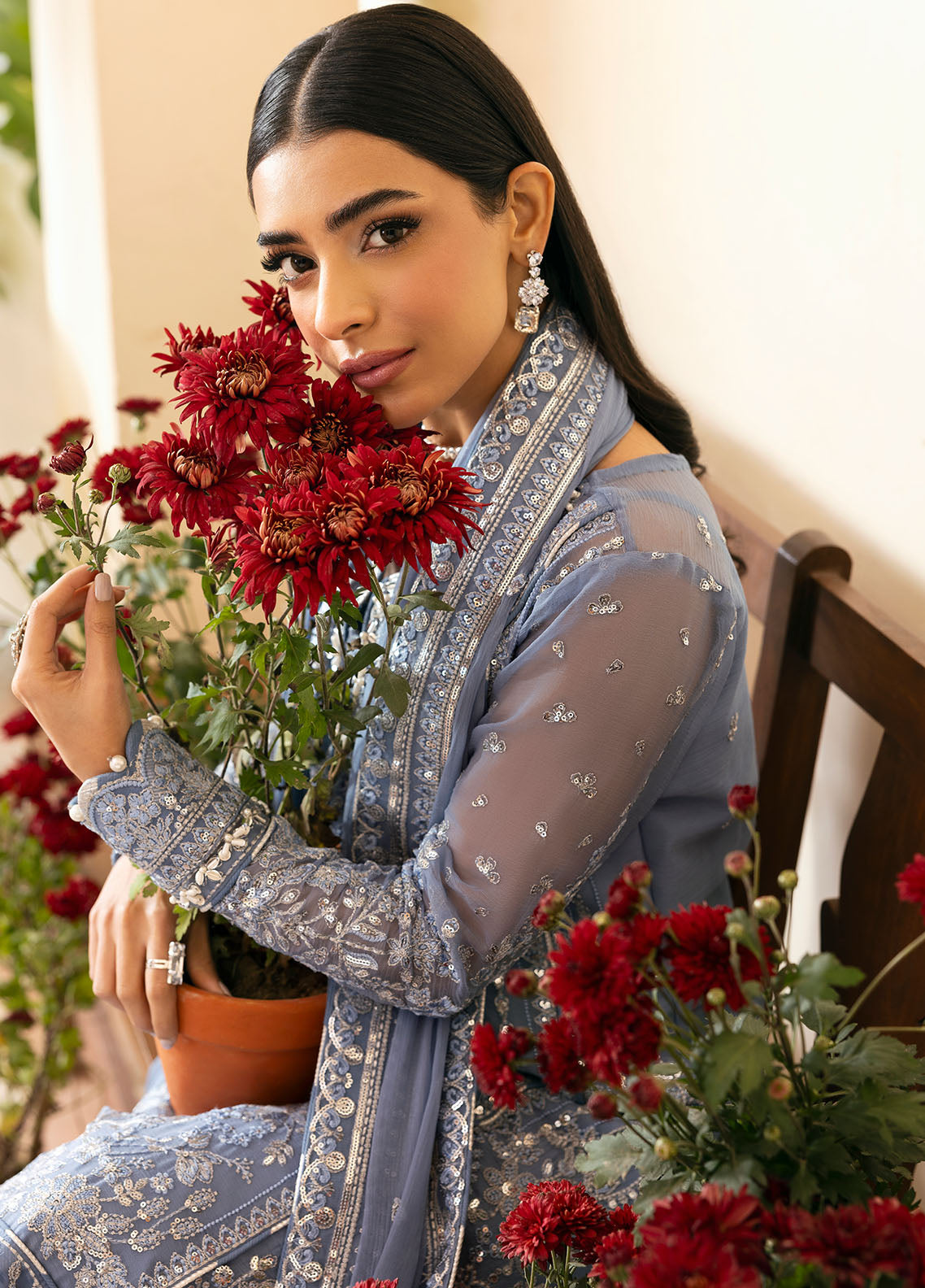 Gulaal | Reverie Embroidered Chiffon | MEHER