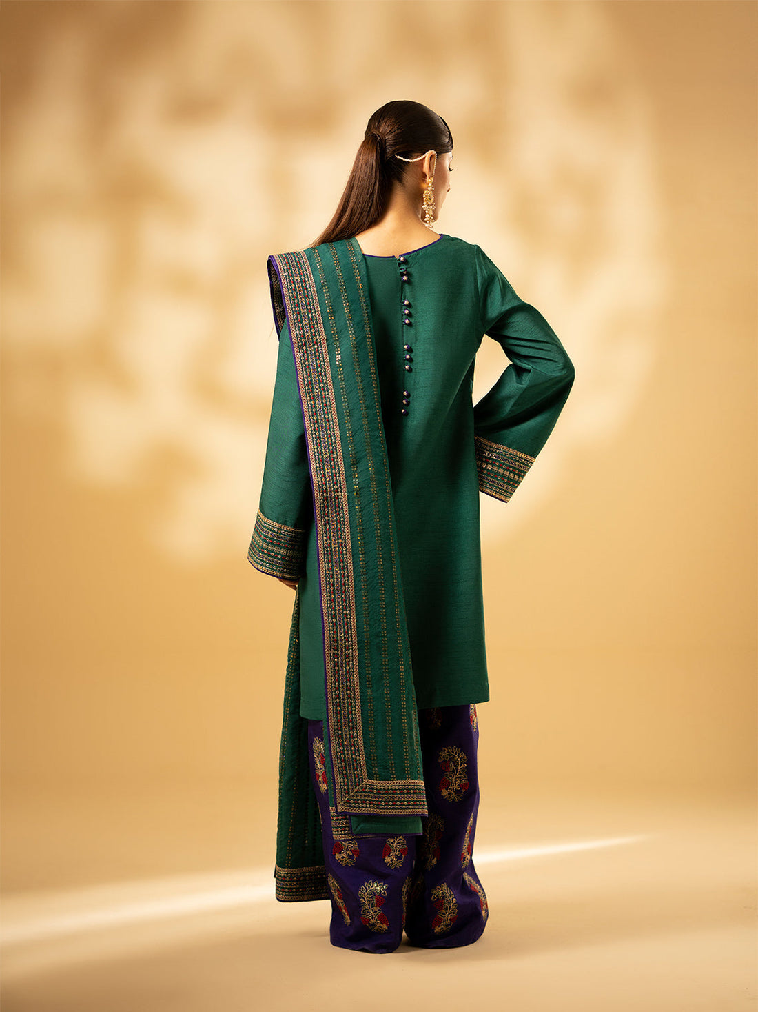 Fozia Khalid | Eid Edit 24 | Emerald Craftsmanship
