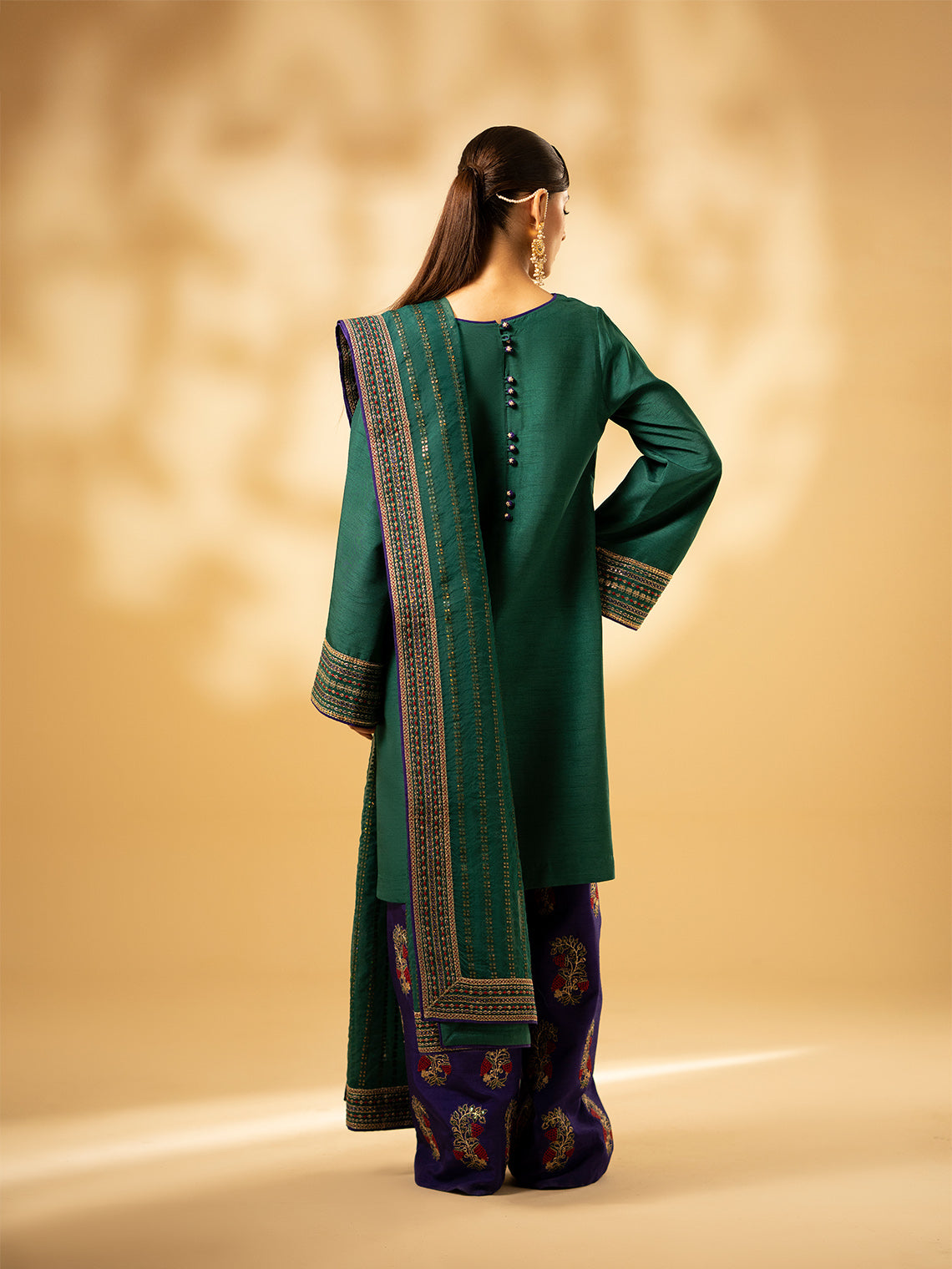 Fozia Khalid | Eid Edit 24 | Emerald Craftsmanship