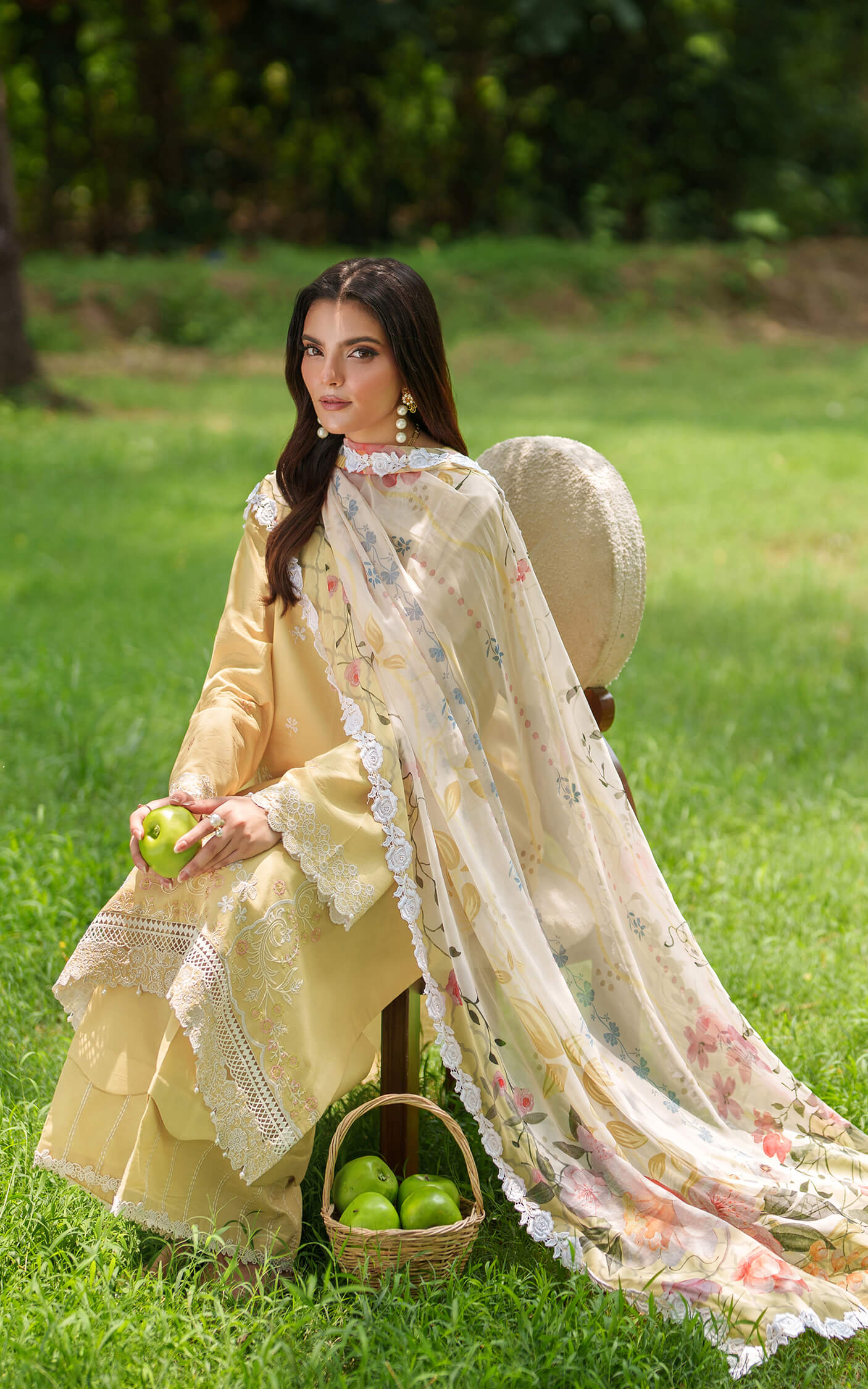 Asifa and Nabeel | Eden Cambric 25 | Golden Dust ECU25-10