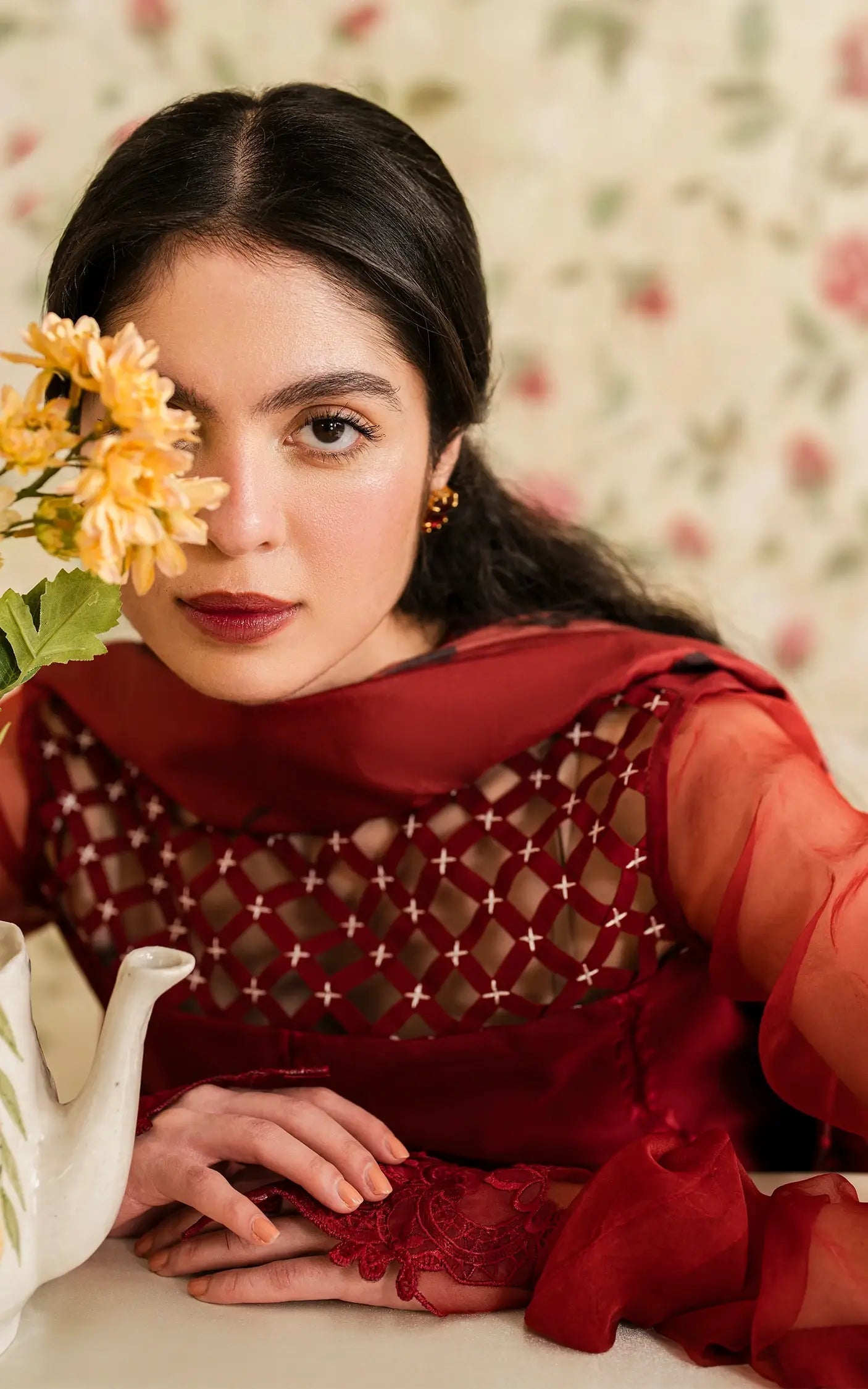 Asifa and Nabeel | Meraki Vintage 25 | Gulaal (MVL25-20)