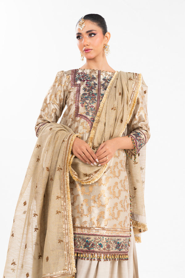 Al Karam | Luxe Formals | RTS | SHIRT, LINING, TROUSER & DUPATTA P