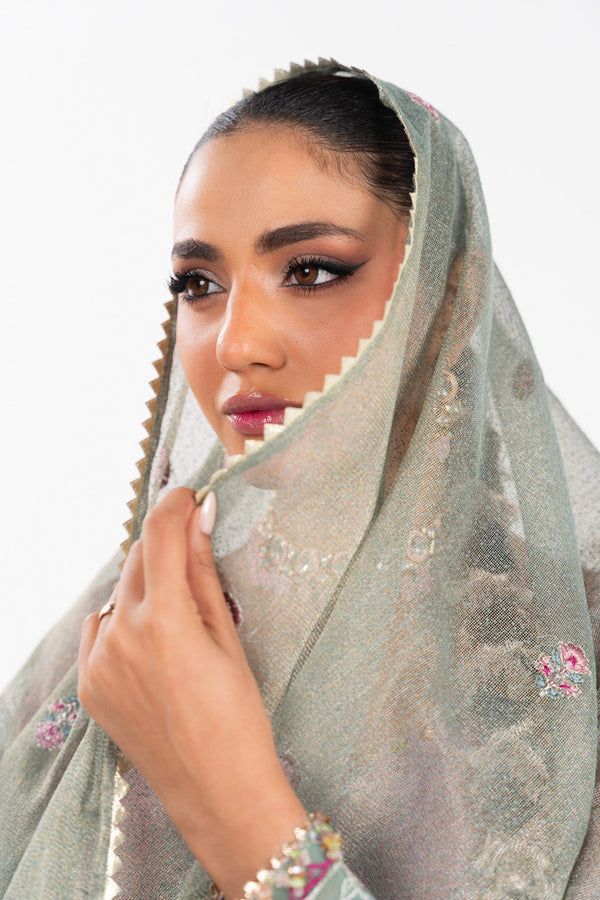 Al Karam | Luxe Formals | RTS | SHIRT, LINING, TROUSER & DUPATTA H