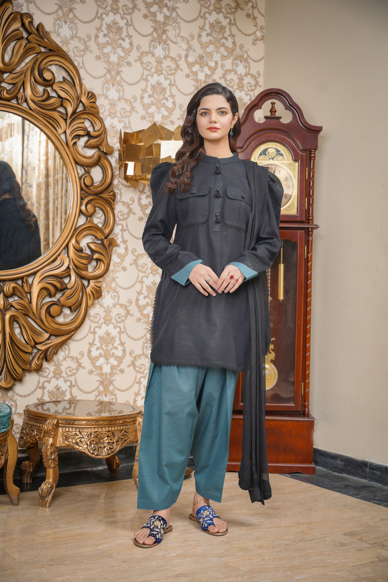 Hoorain Basics | Slub Winter 23 | HB-BLK