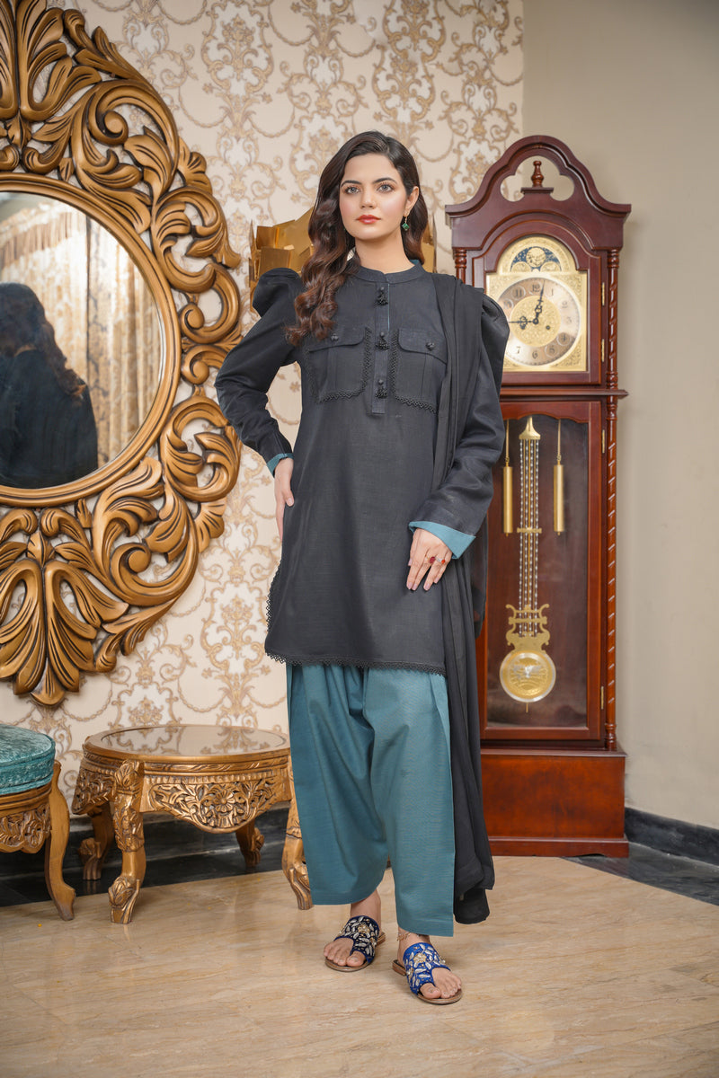 Hoorain Basics | Slub Winter 23 | HB-BLK