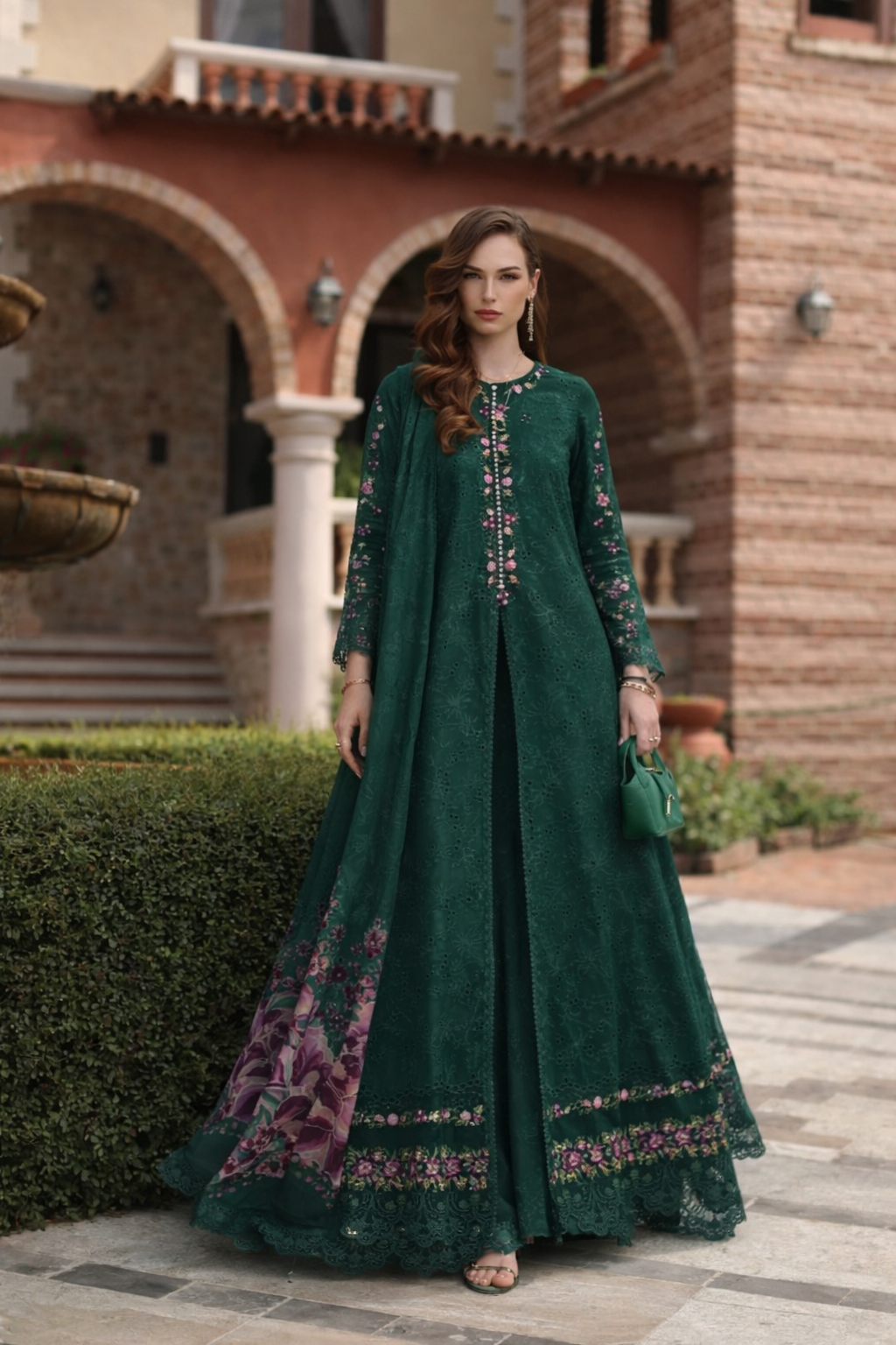 Saadia Asad | Luxury Eid Schiffli Laserkari 26 | D1 - A - Sorina