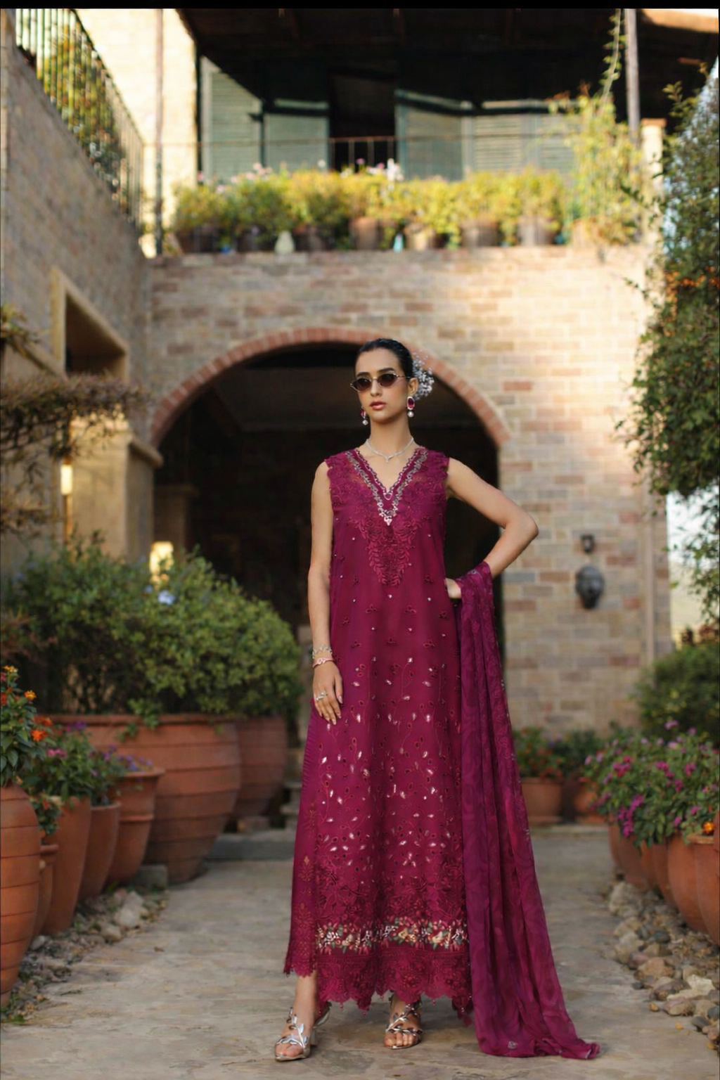 Saadia Asad | Luxury Eid Schiffli Laserkari 26 | D6 - A - Zelina