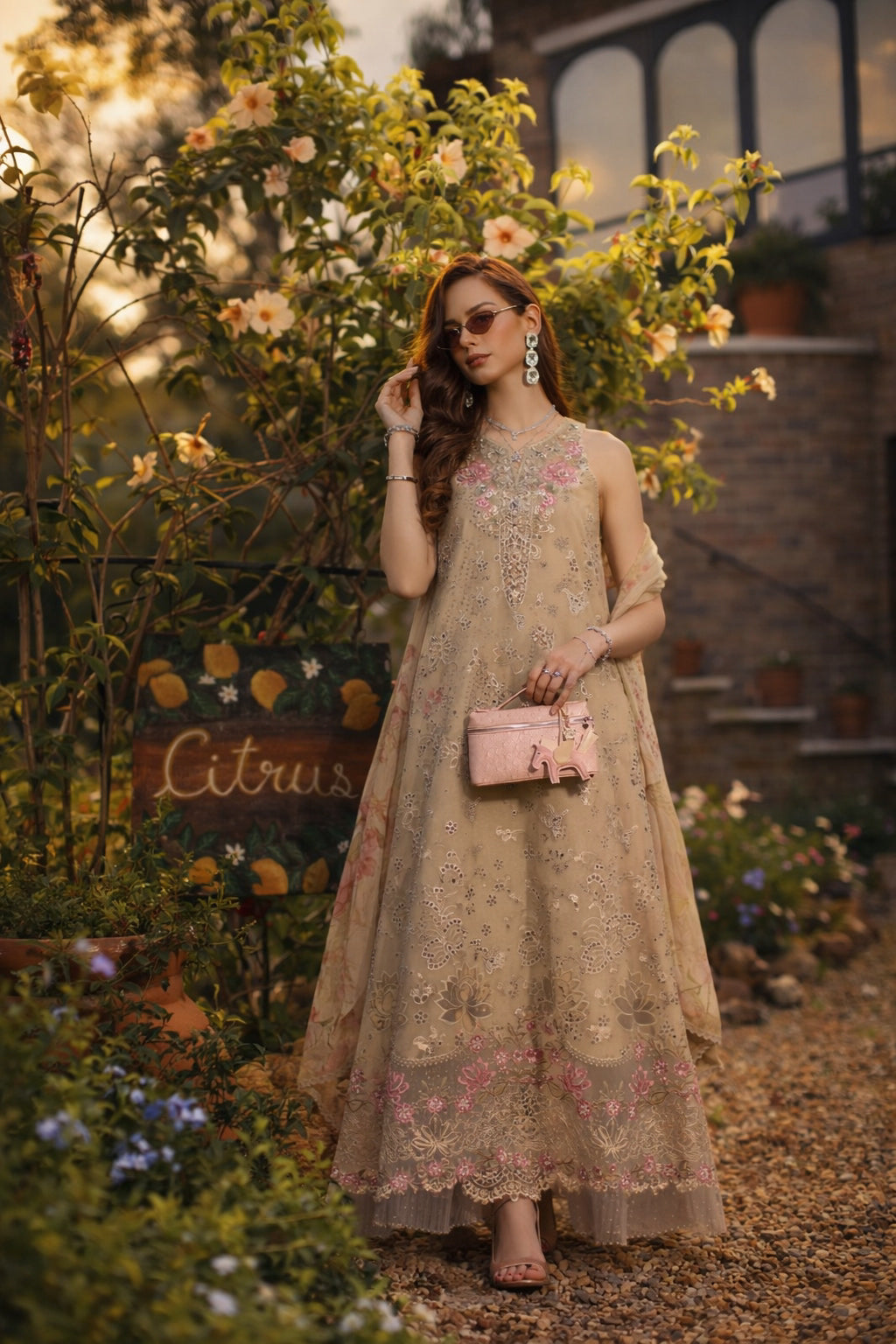 Saadia Asad | Luxury Eid Schiffli Laserkari 26 | D9 - B - Velisse
