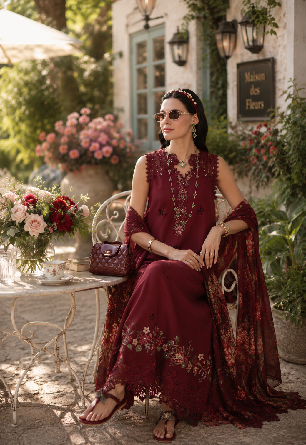 Noor by Saadia Asad | Noor Eid Printskhas 26 | D14 – Ruby Royale