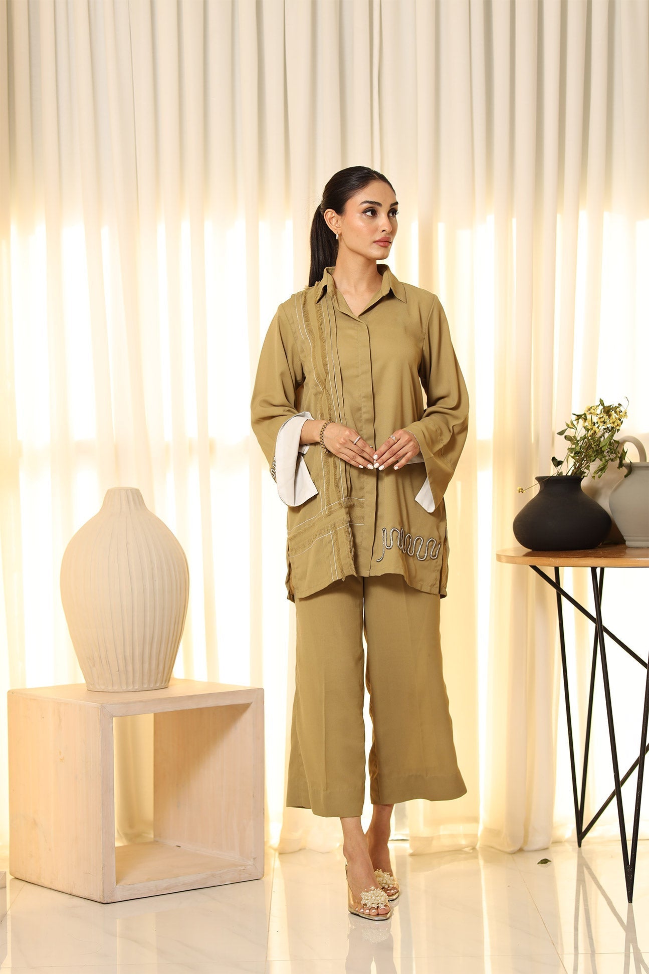 Flairs Studio | Luxury Pret | OLIVE