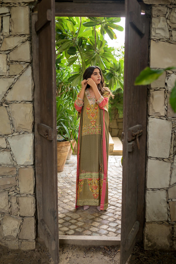 Layla Chatoor | Luxury Pret | Printed Kaftan
