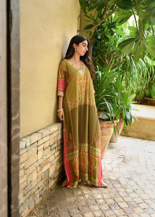 Layla Chatoor | Luxury Pret | Printed Kaftan