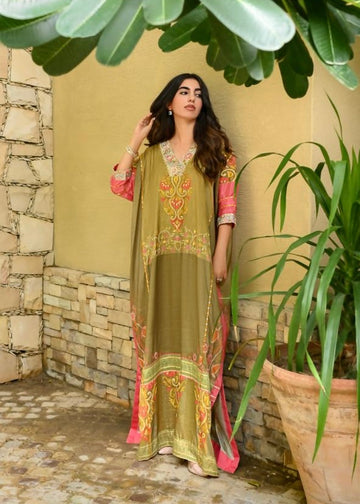 Layla Chatoor | Luxury Pret | Printed Kaftan