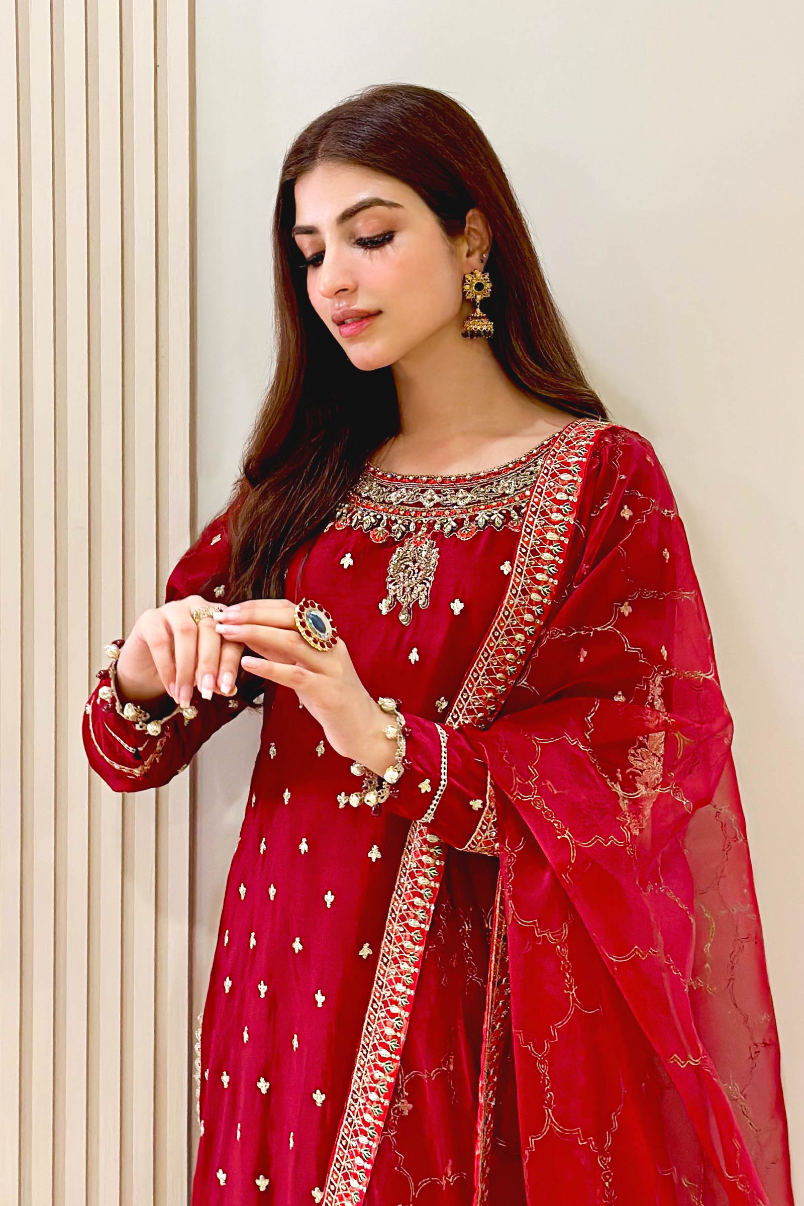 Maria B | Luxury Formals | SF-EA23-18R1-Maroon