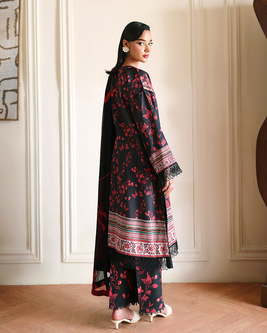 Roheenaz | Eclat Garden Printed Lawn | Iris Garden