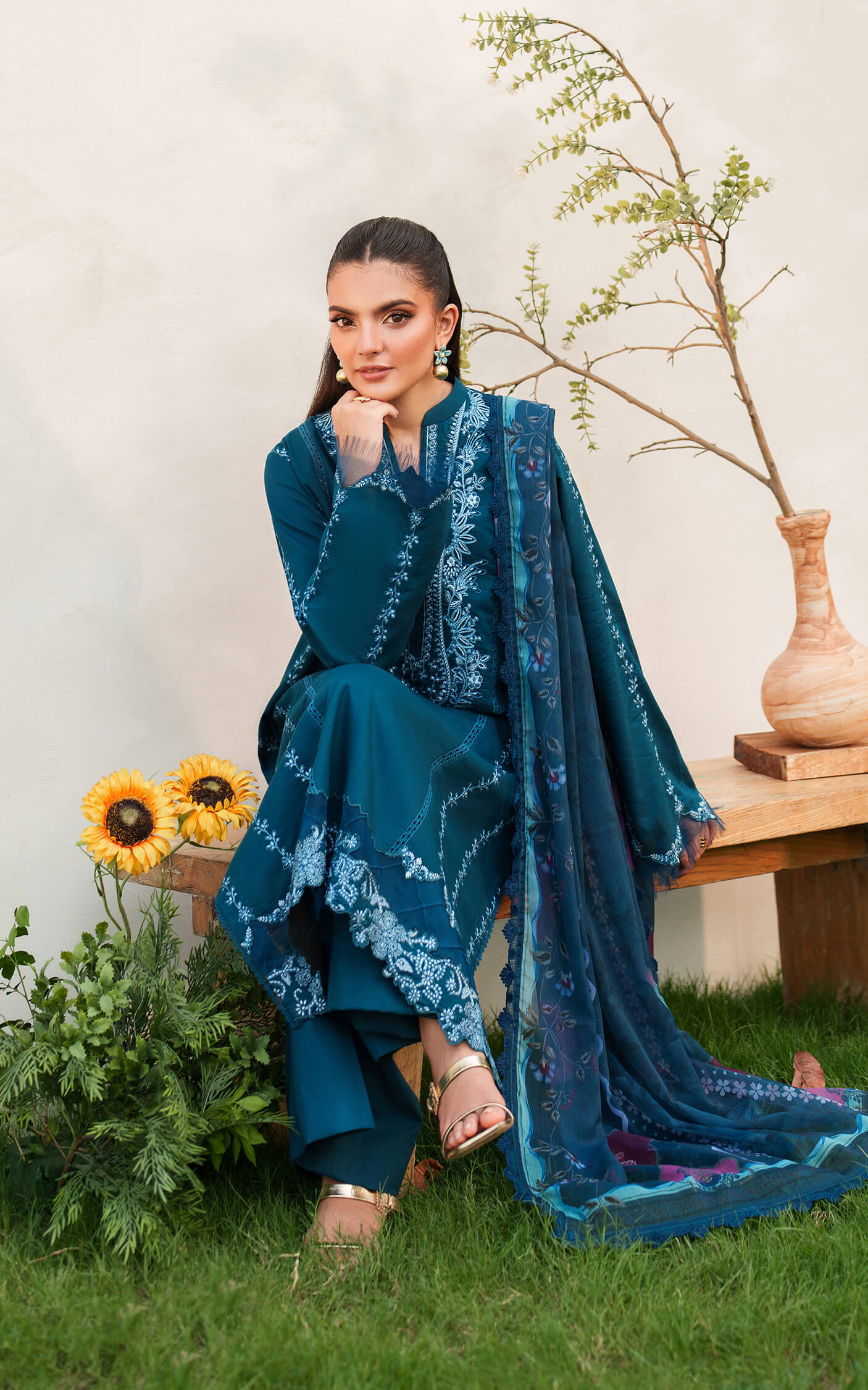 Asifa and Nabeel | Eden Cambric 25 | Iris Cloud ECU25-05