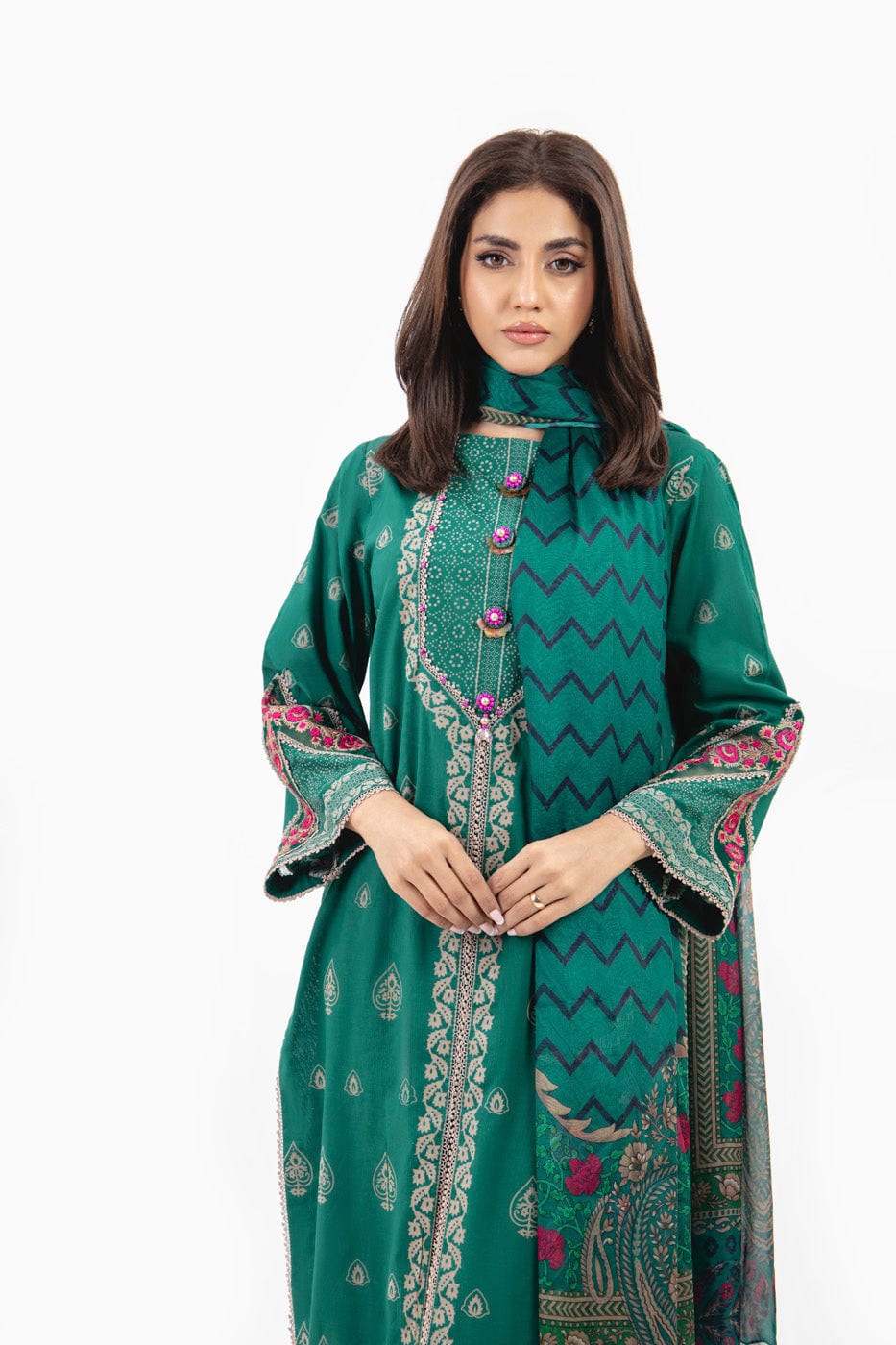 Alkaram | Puff Capsule | JC-03-24-Sea Green